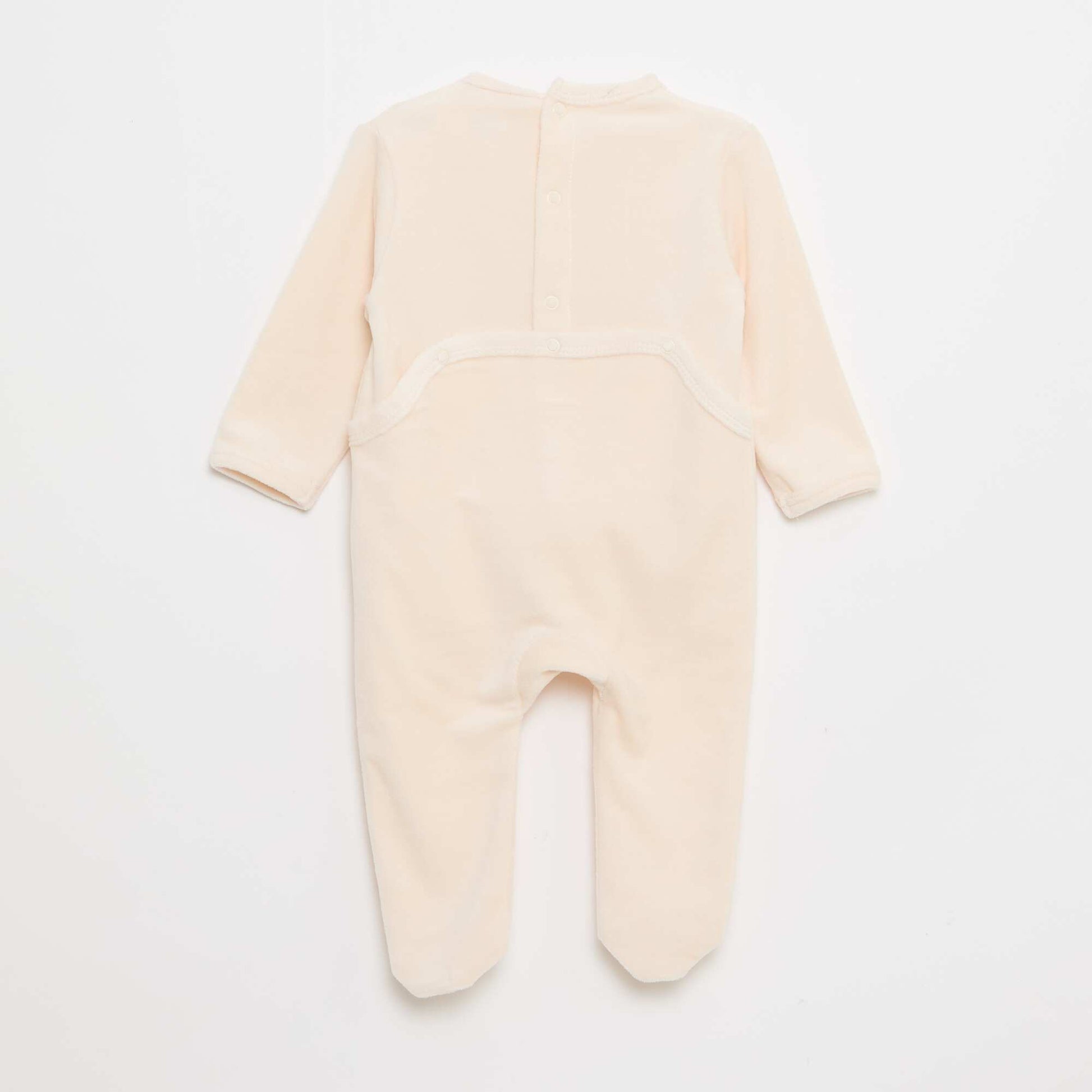 Winnie' Velvet Sleepsuit WHITE