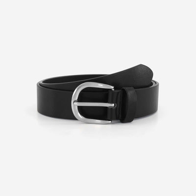 Basic plain belt BLACK