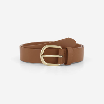 Basic plain belt BEIGE