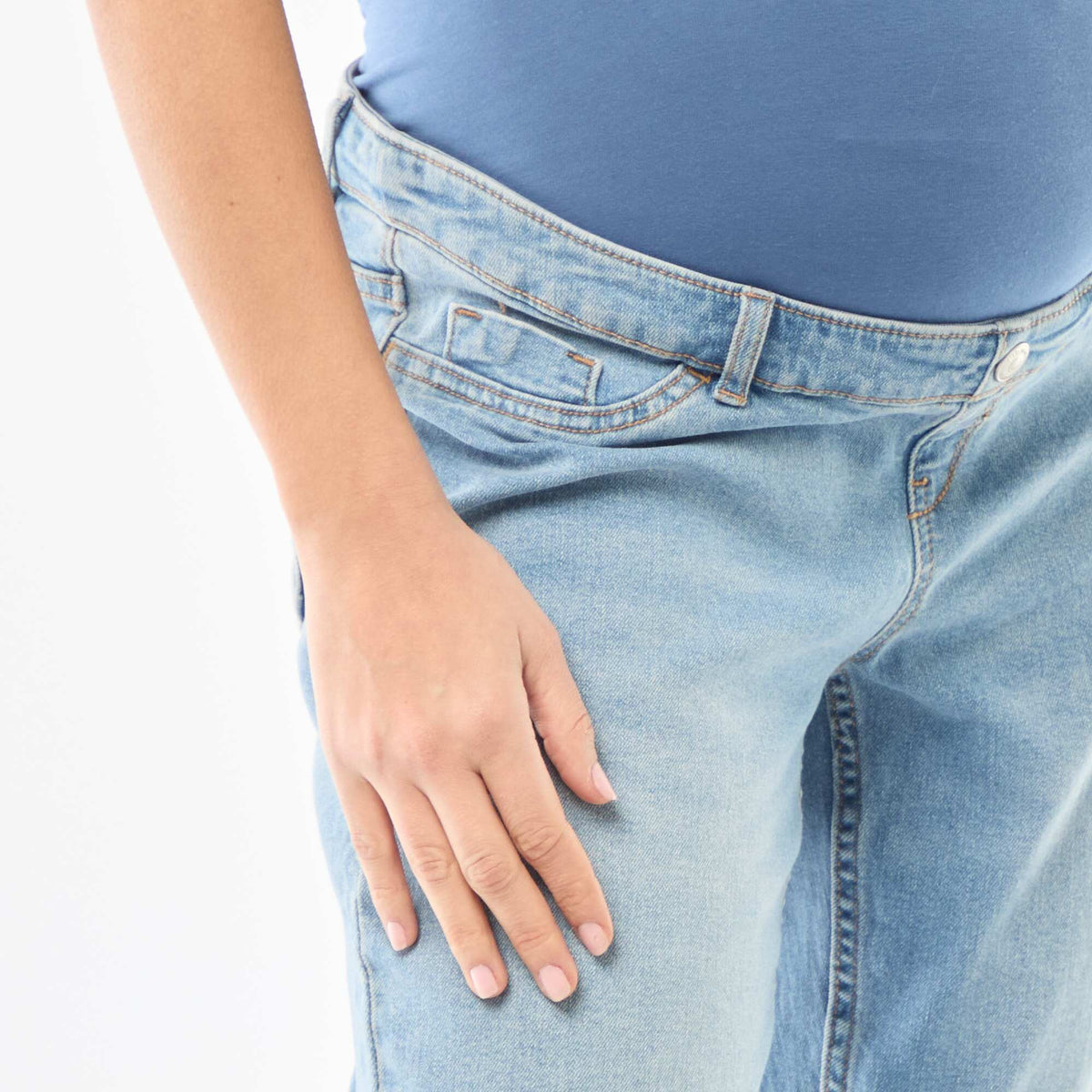 Xhinse shtatzanie Mom Fit BLU