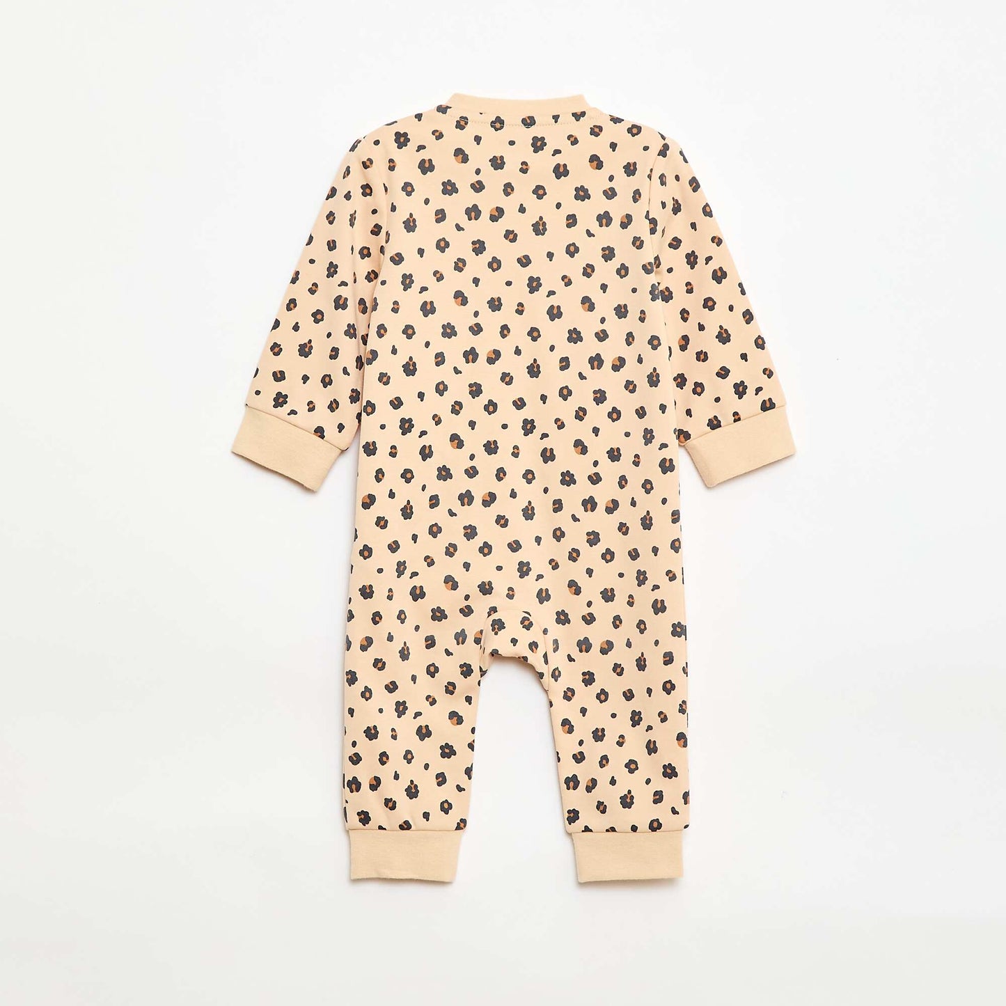 Sleepsuit + Quilted Vest Set BROWN