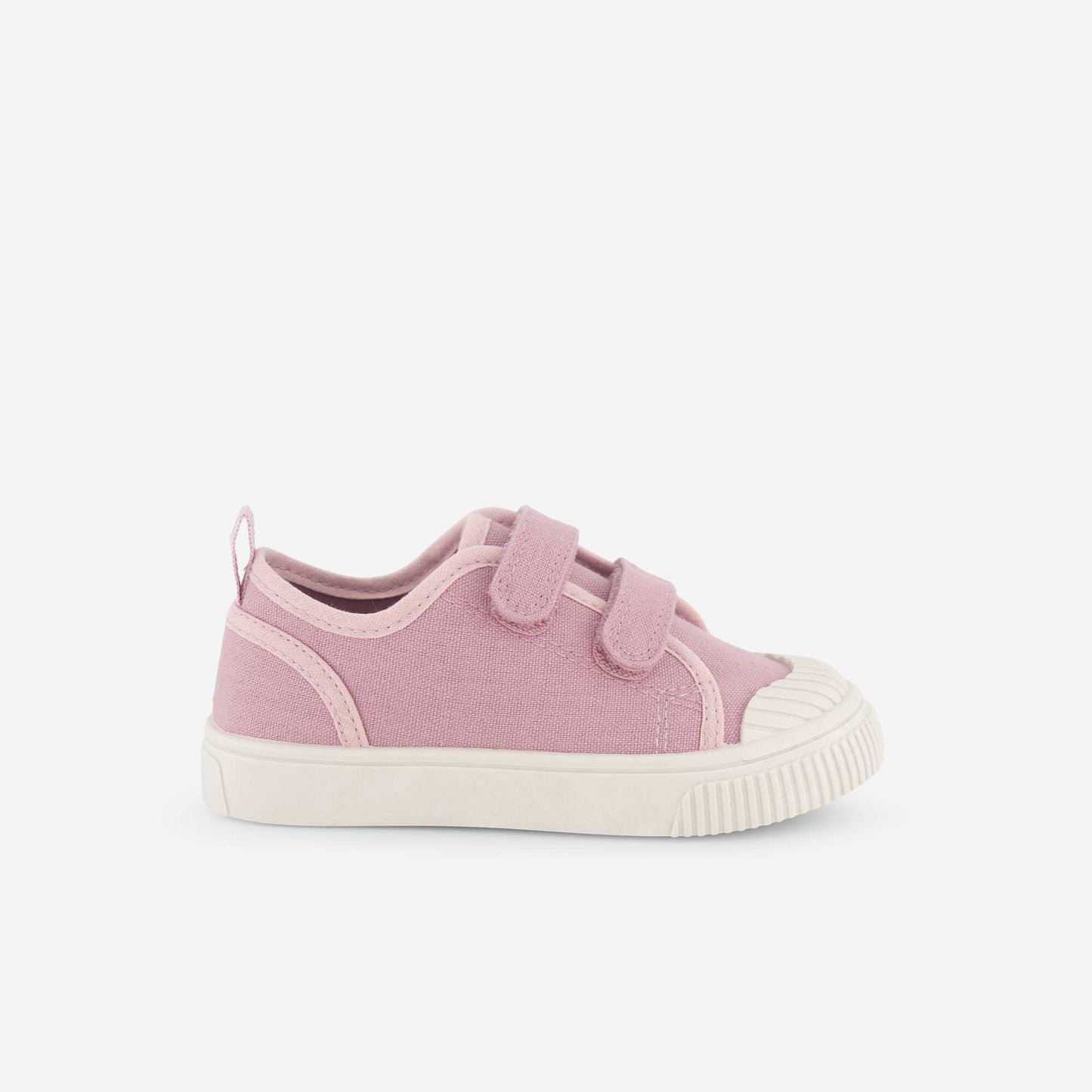 Checkerboard Print Canvas Sneakers PINK