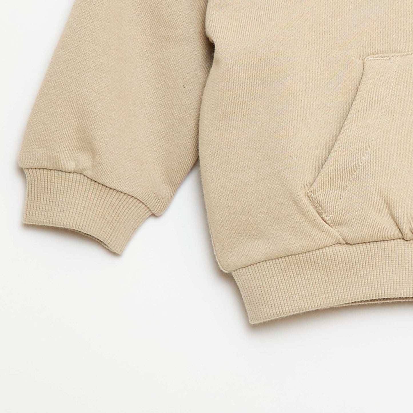 Monochrome Hoodie and Joggers Set - 2 Piece BEIGE