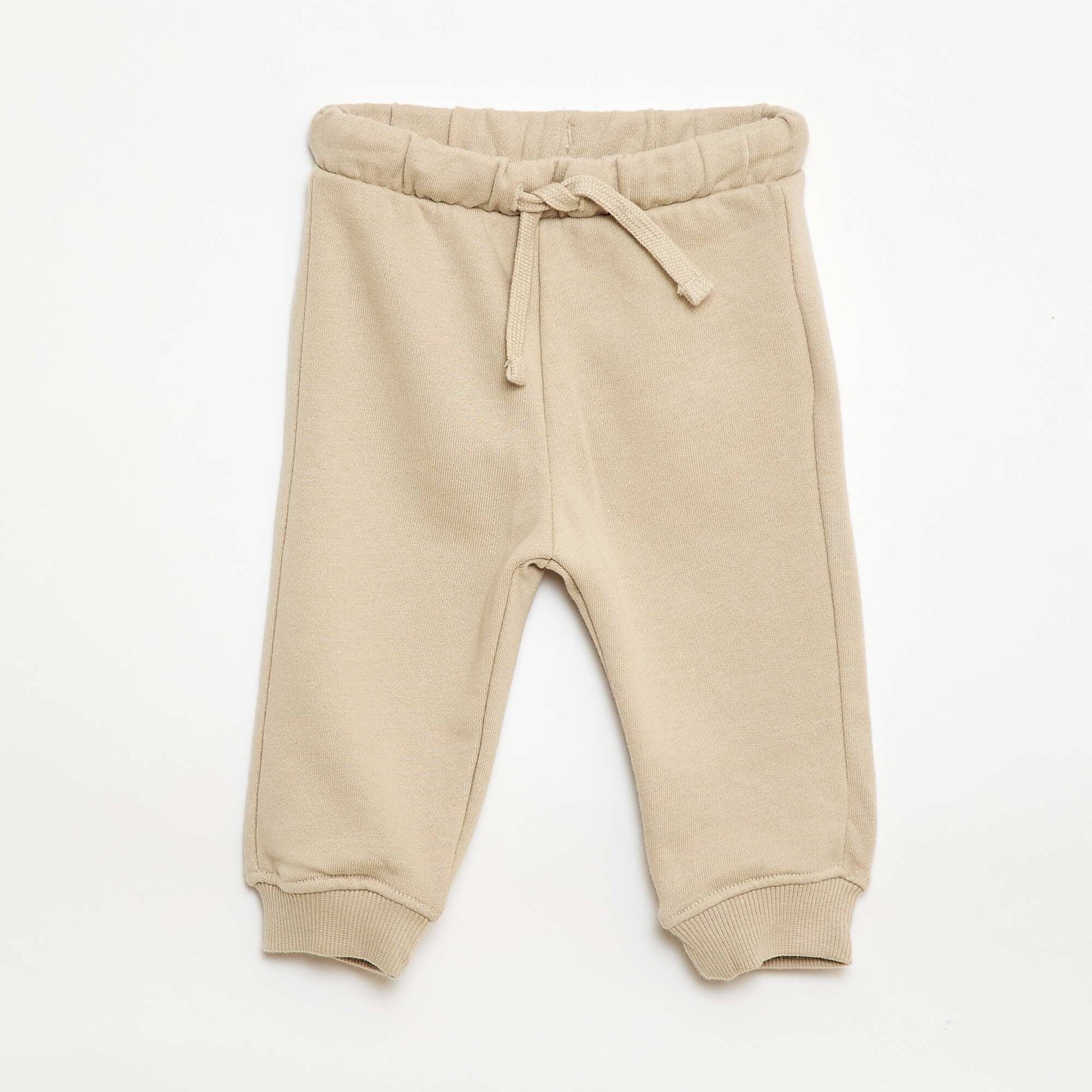 Monochrome Hoodie and Joggers Set - 2 Piece BEIGE
