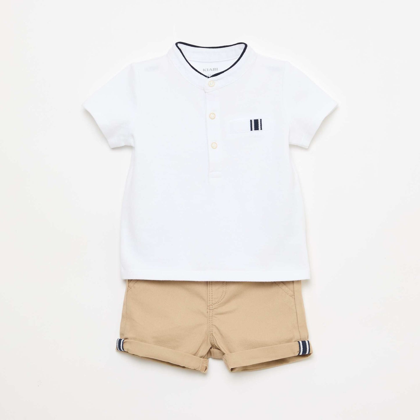 Set polo & pantallona të shkurtra pambuku