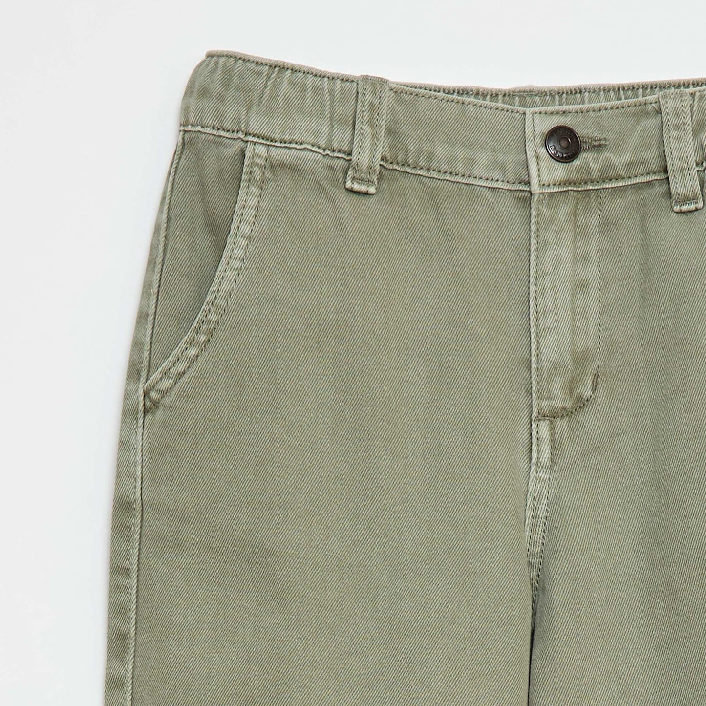 Balloon Leg Denim Jeans GREEN