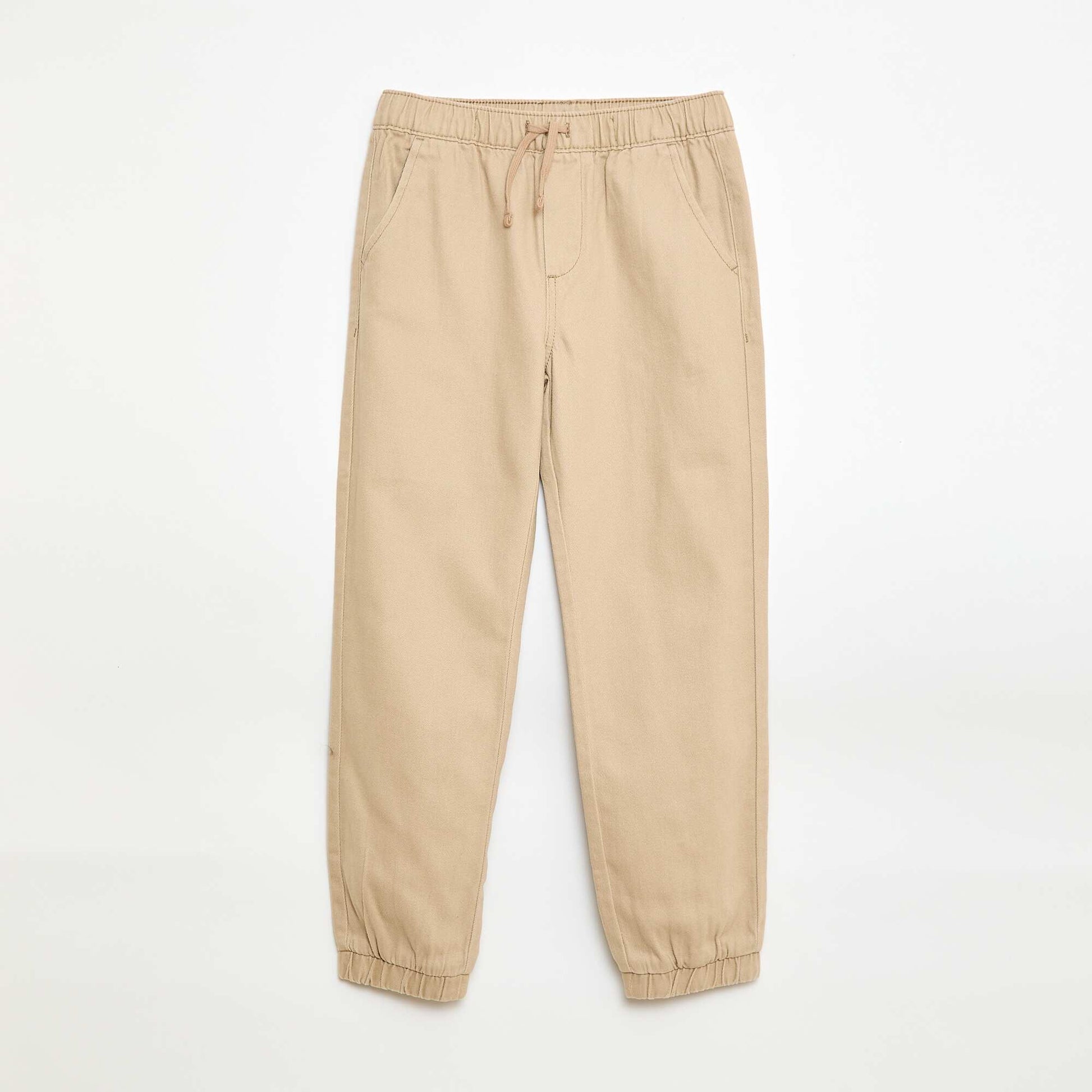 Jogger-style Trousers BEIGE