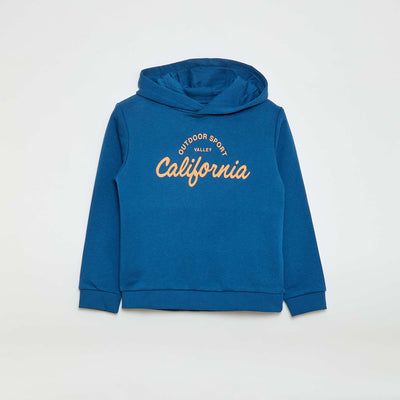 Brushed Fleece Hoodie BLUE