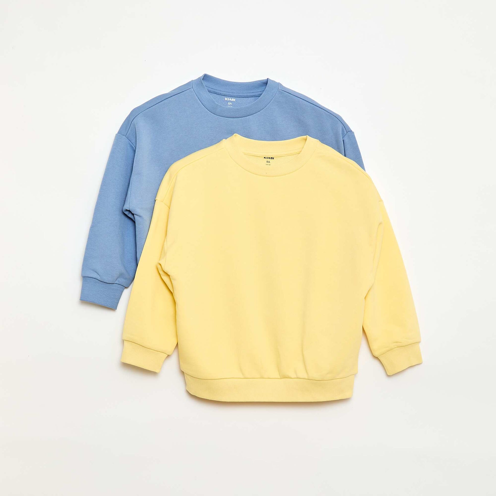 2-Pack Cotton French Terry Sweatshirts YELLOW