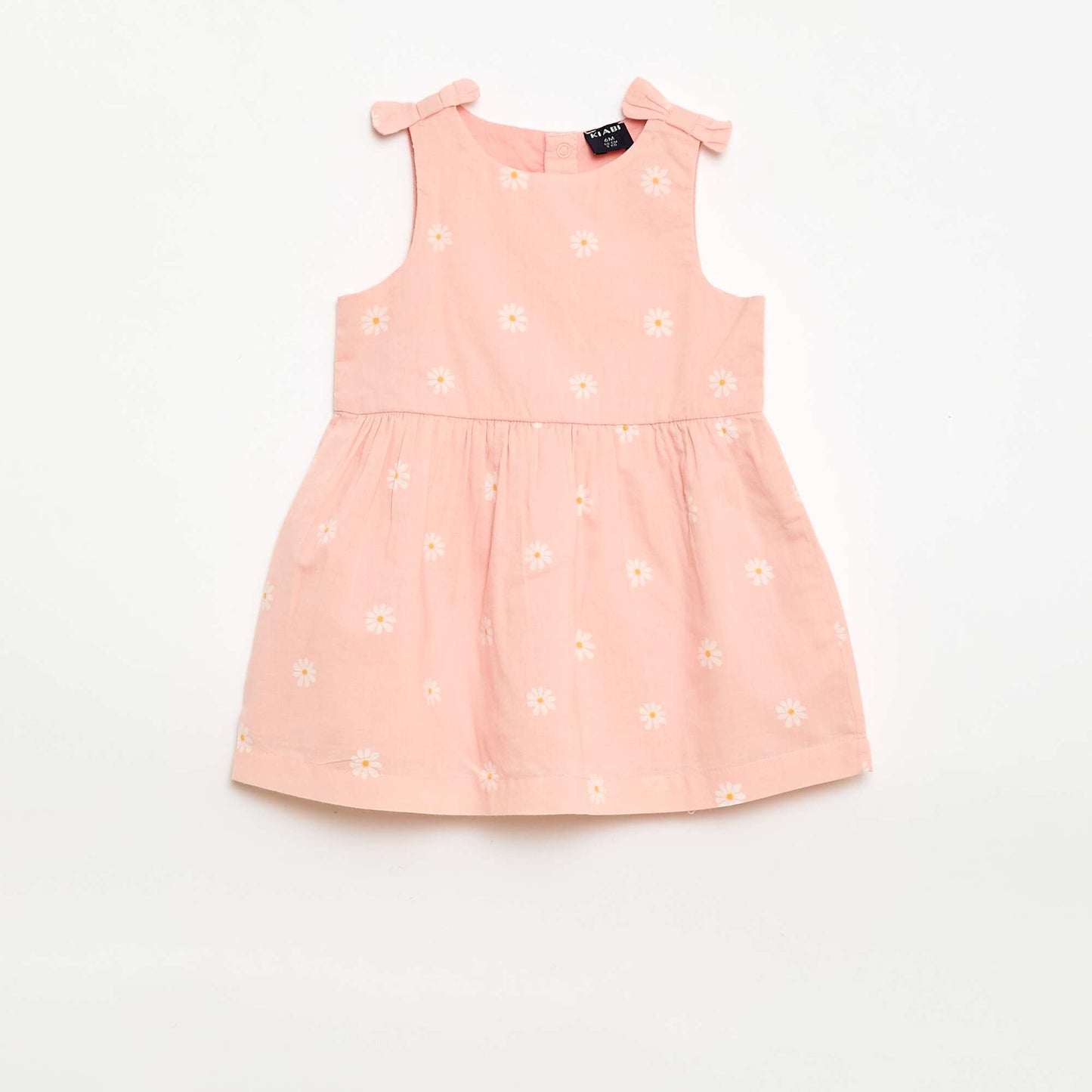 Sleeveless flared dress PINK