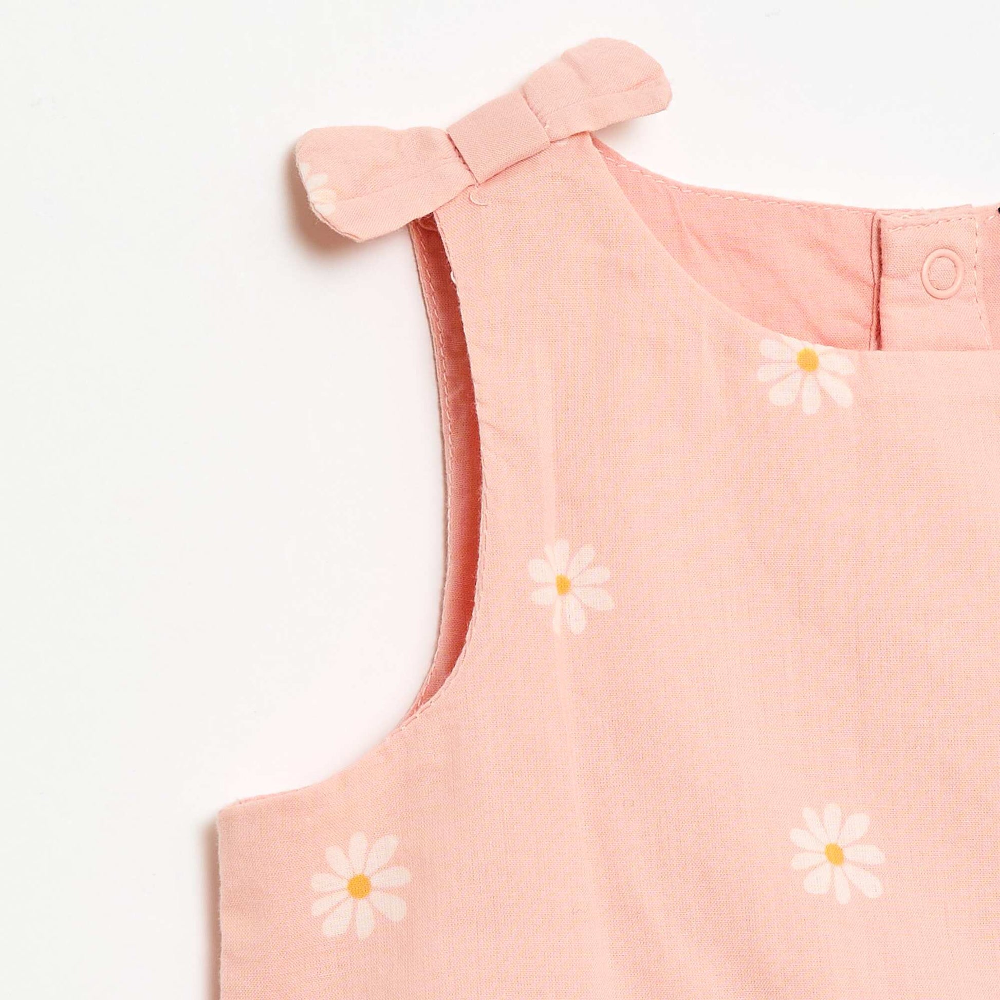 Sleeveless flared dress PINK