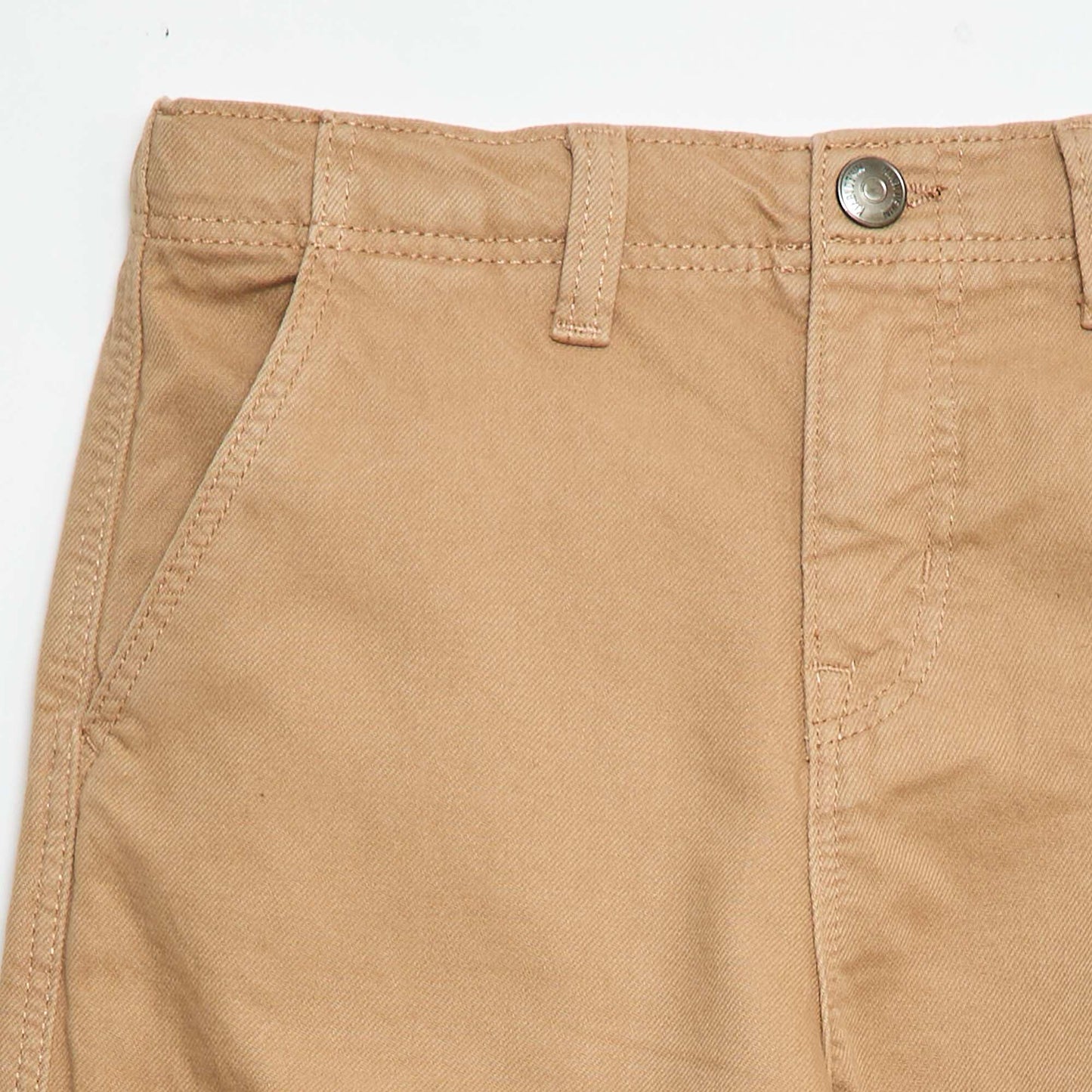 Multi-Pocket Plain Trousers BEIGE