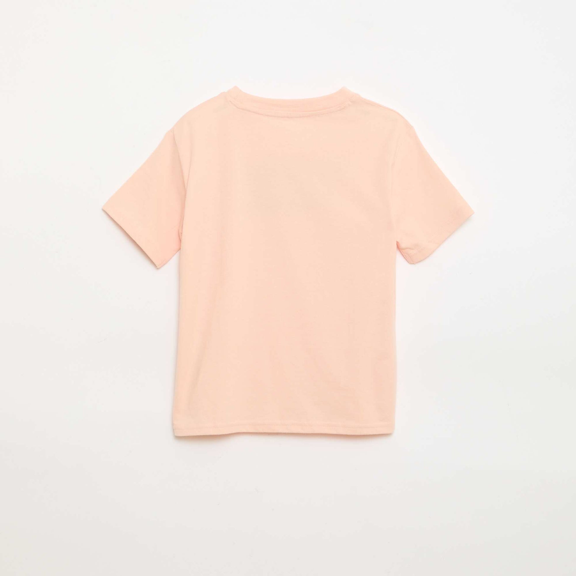 Printed Short-Sleeve T-Shirt ORANGE