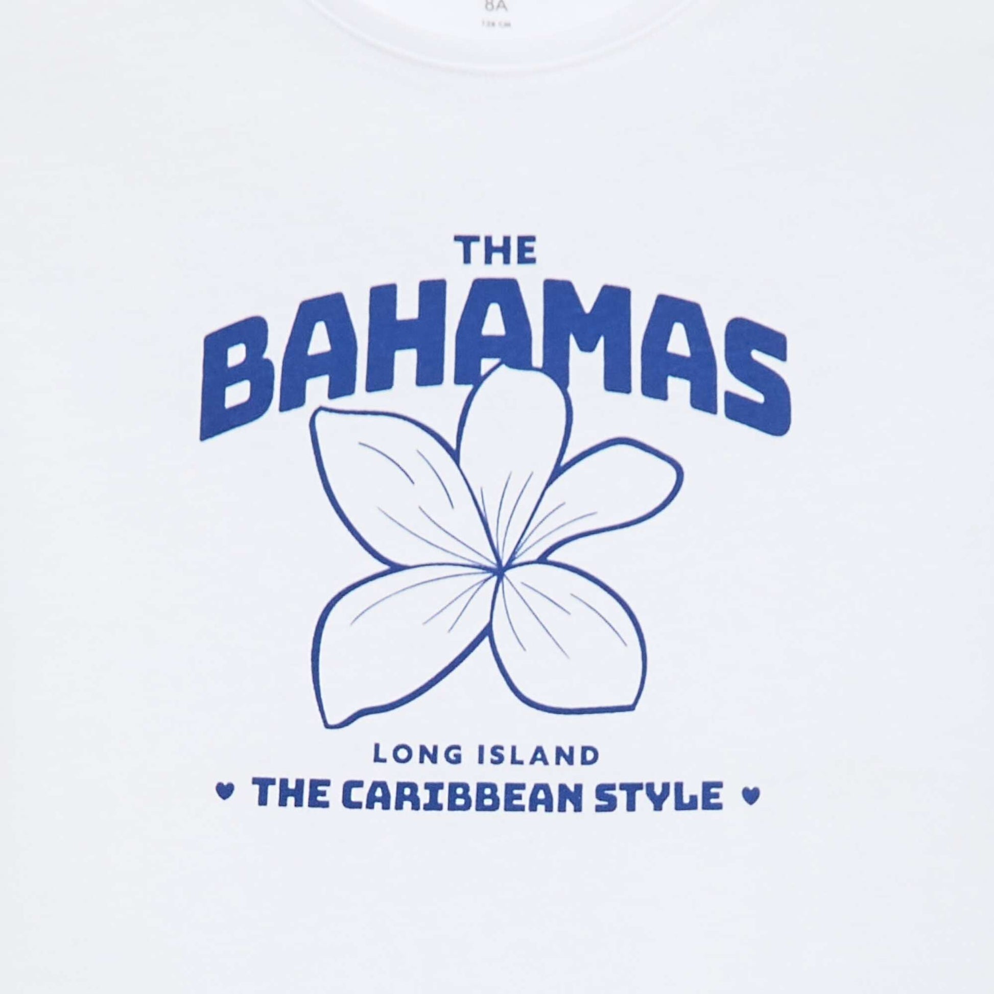 Bluzë pambuku me mëngë të shkurtra