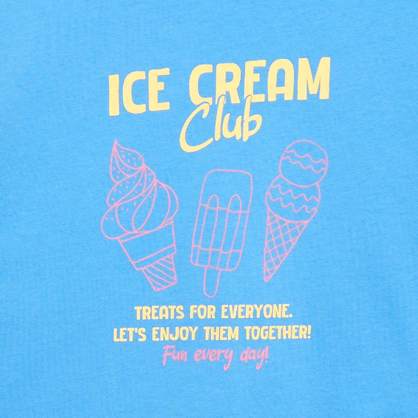 Fantasy Print T-Shirt BLUE