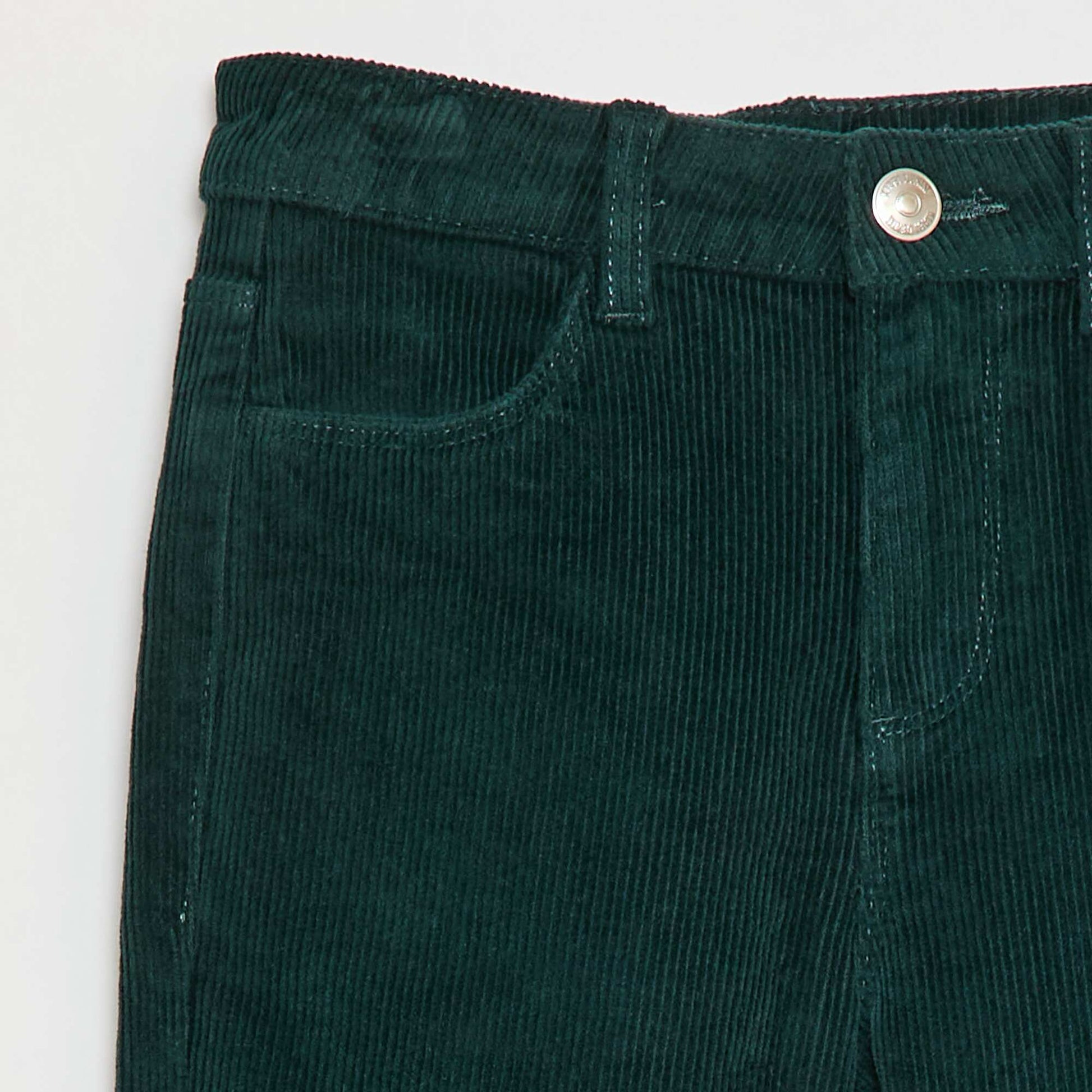 Flare Velvet Trousers GREEN