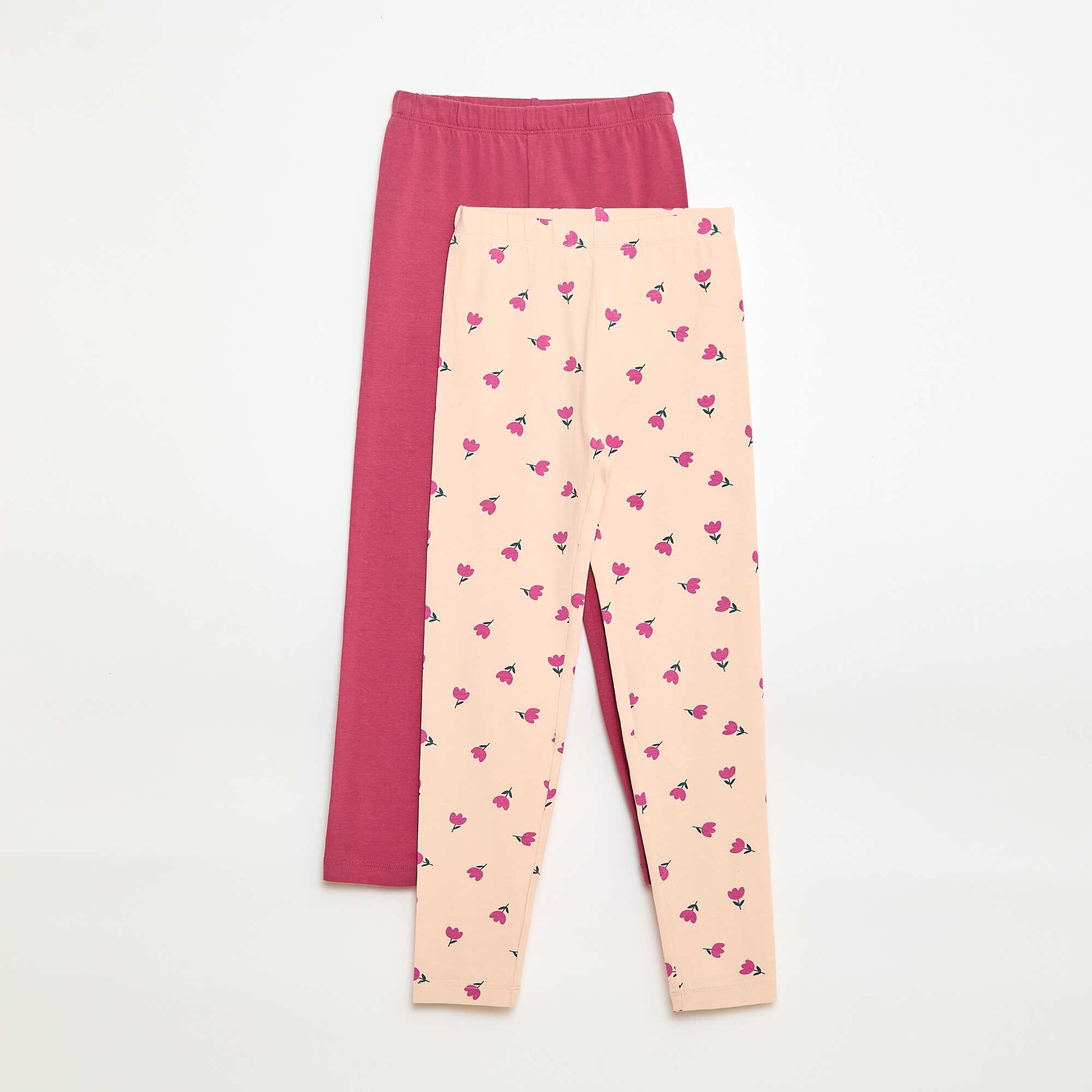 2-Pack of Long Leggings PINK
