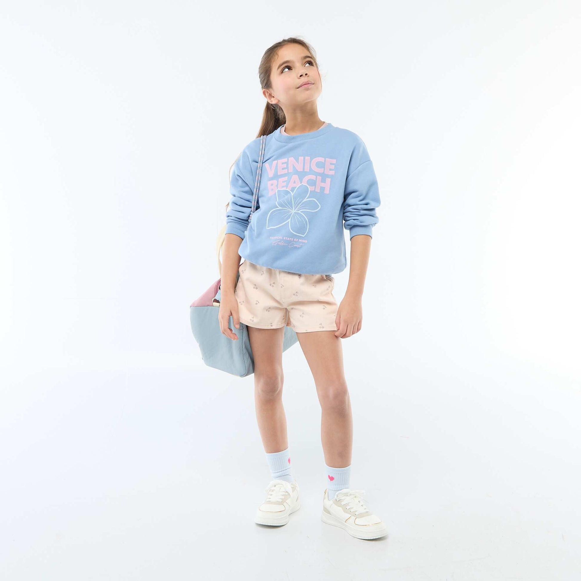 Lightweight Fleece Sweatshirt BLUE