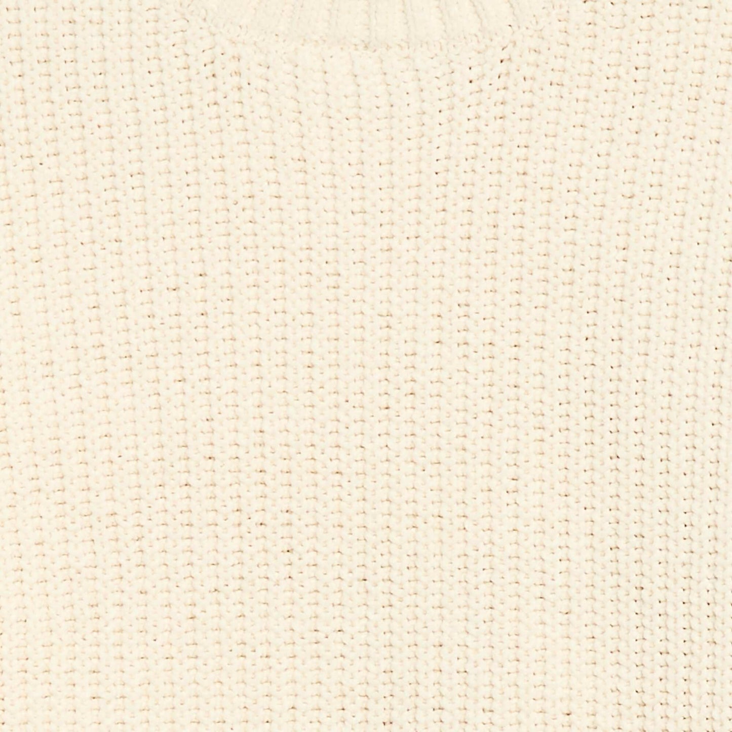 Chenille Knit Sweater WHITE