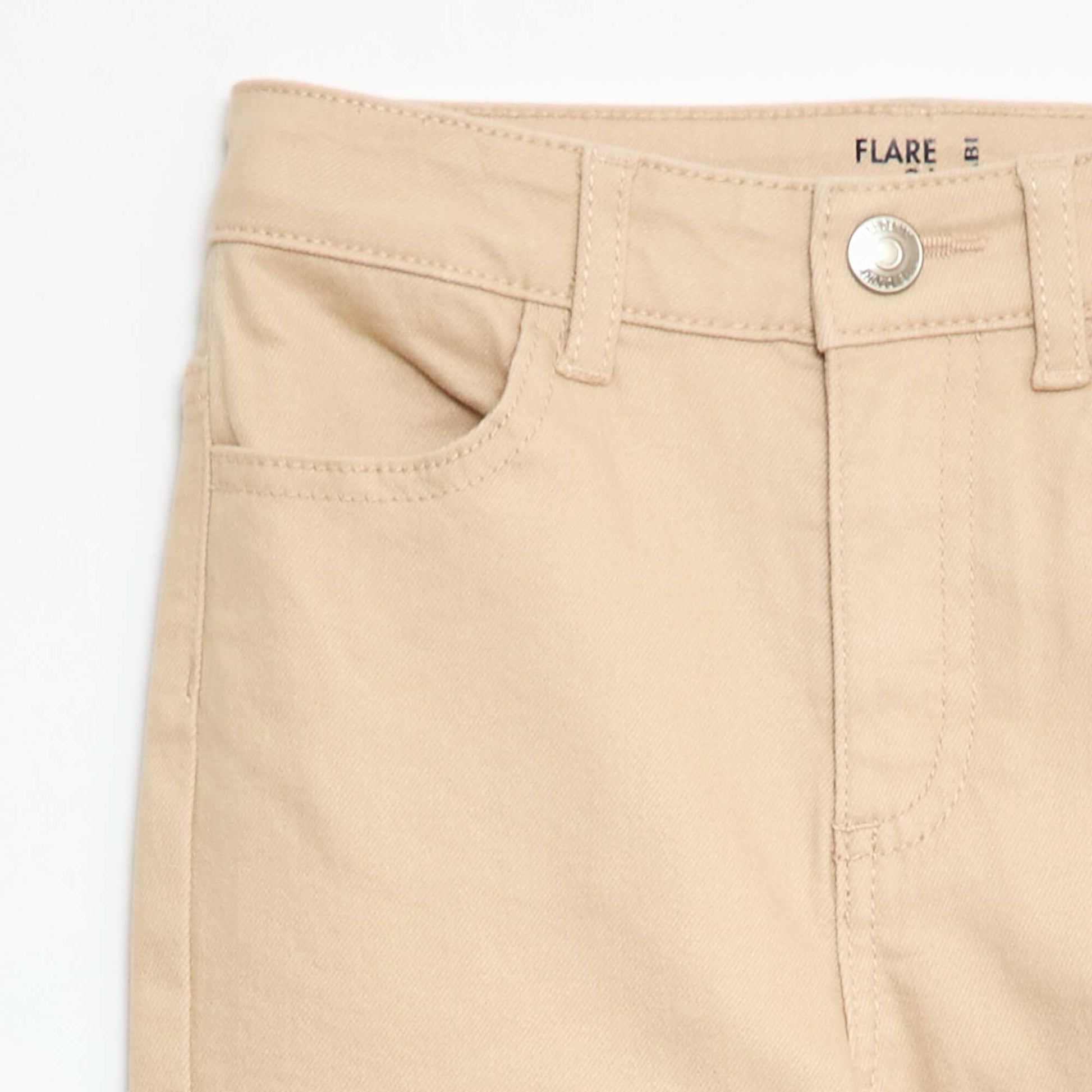 Classic flared jeans BEIGE