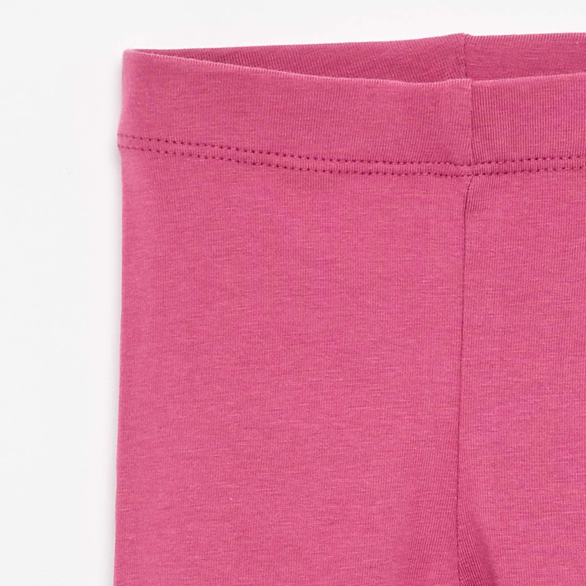 Plain Long Leggings PURPLE