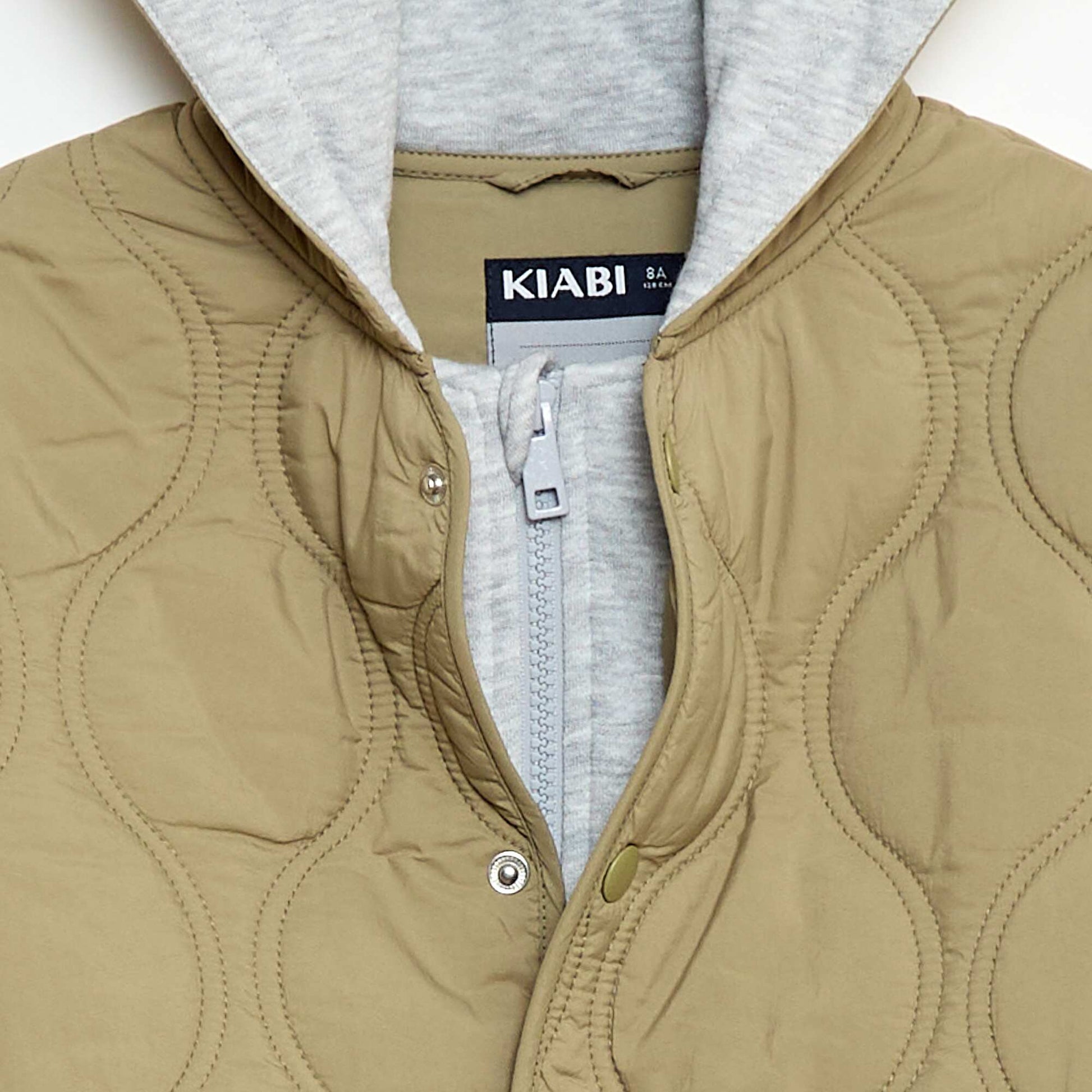 Quilted Hooded Jacket GREEN
