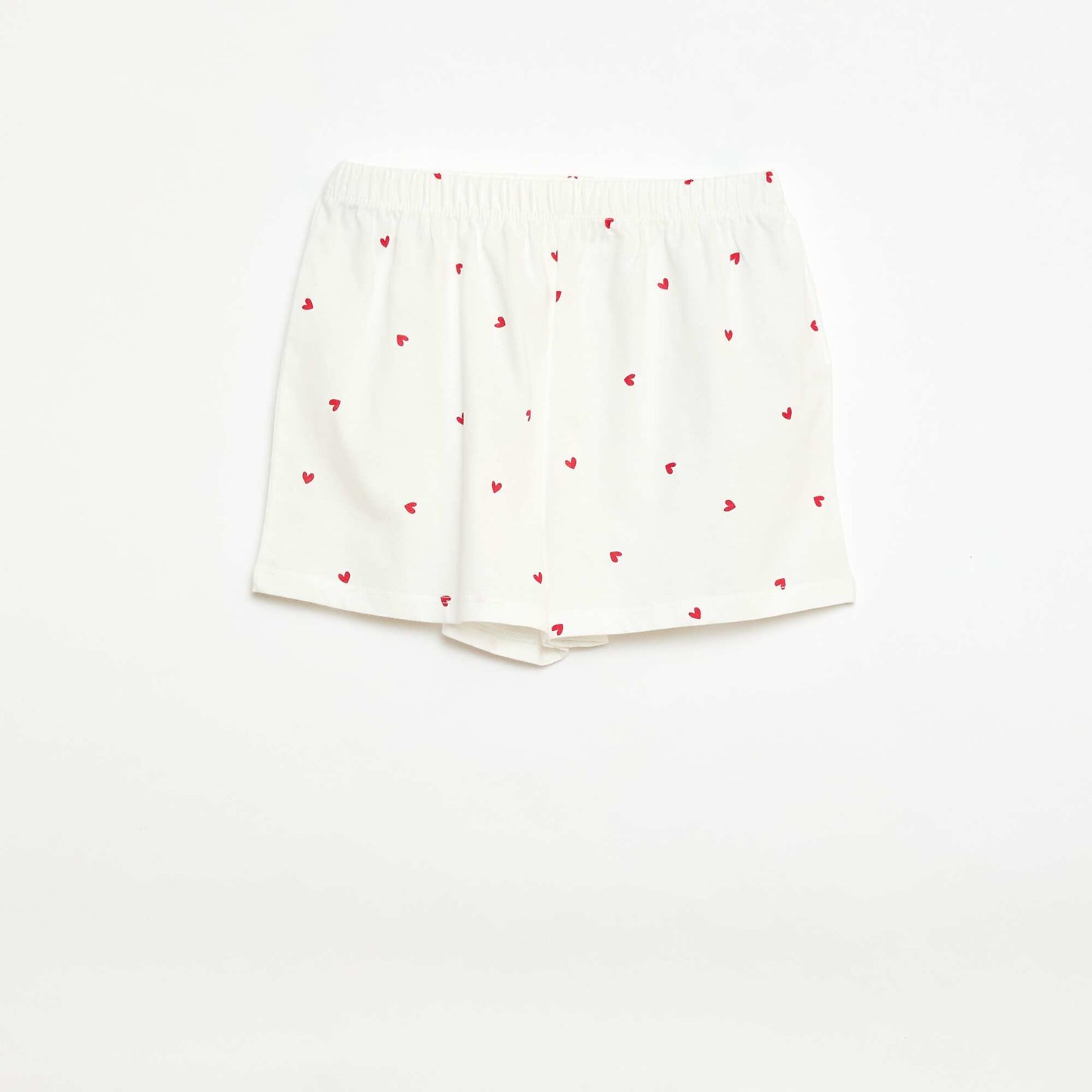 Short pajama set - 2 pieces WHITE