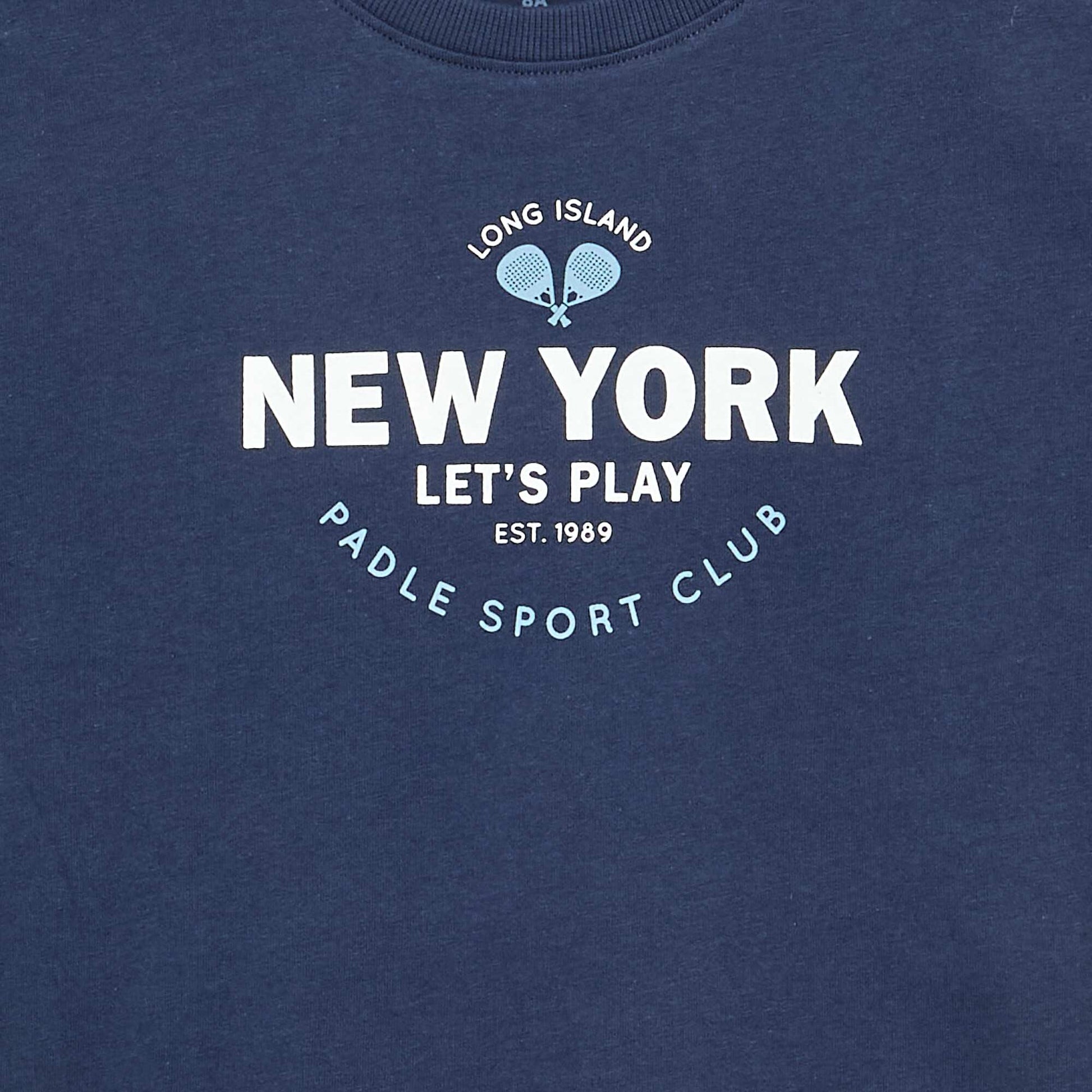 Short pajama set t-shirt + shorts - 2 pieces BLUE