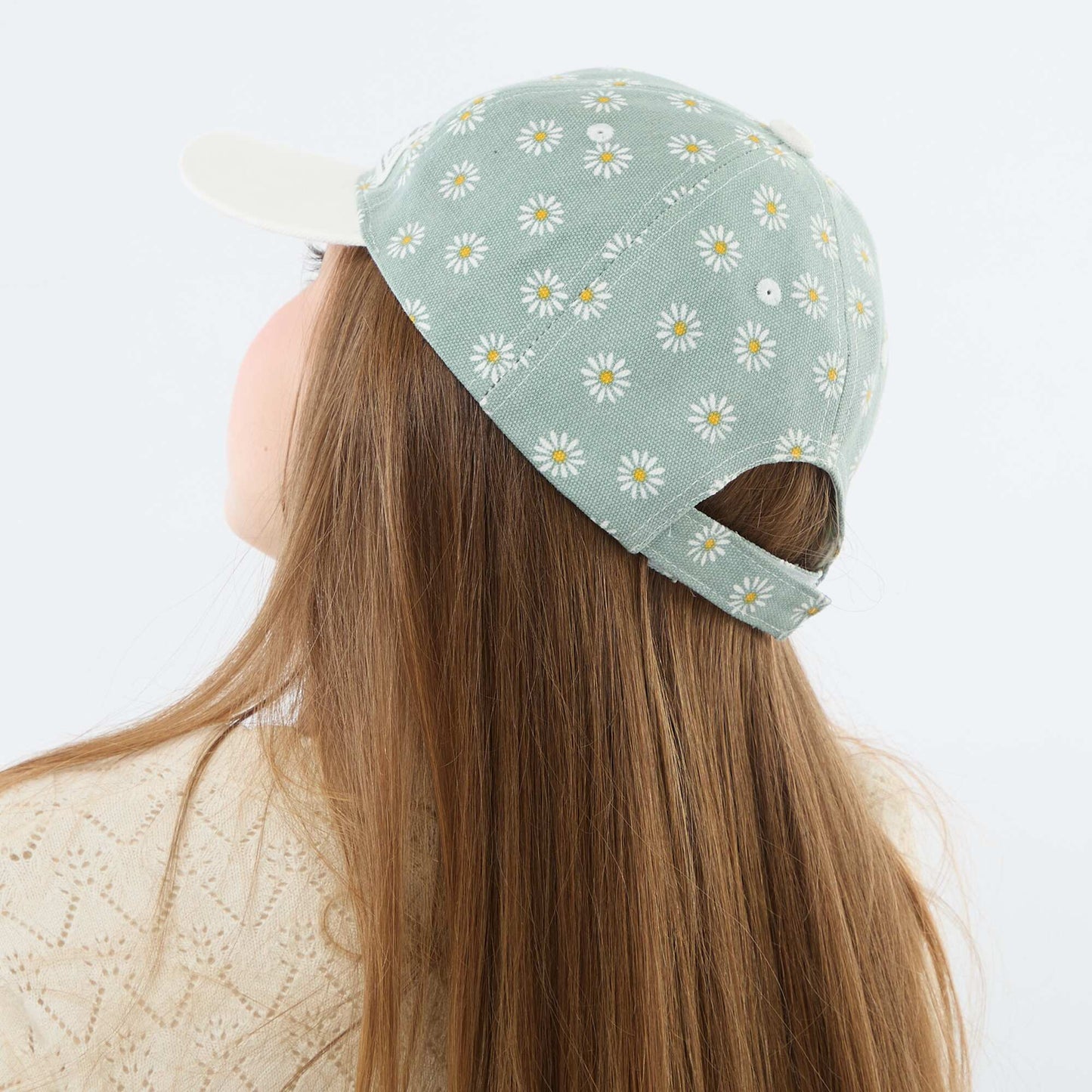 Adjustable Patterned Baseball Cap with Hook-and-Loop Fastener GREEN
