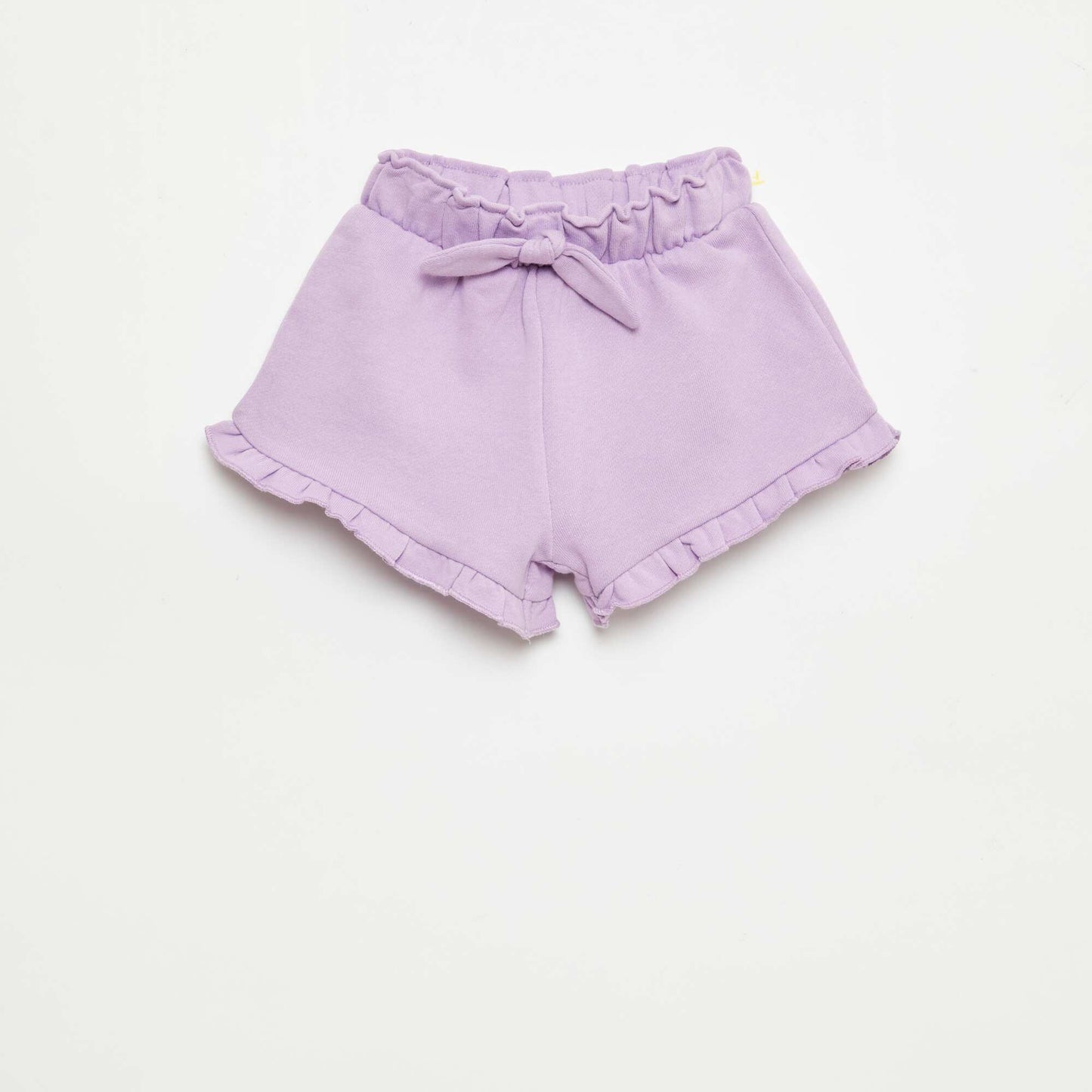 Ruffled Shorts with Tie Waist PURPLE