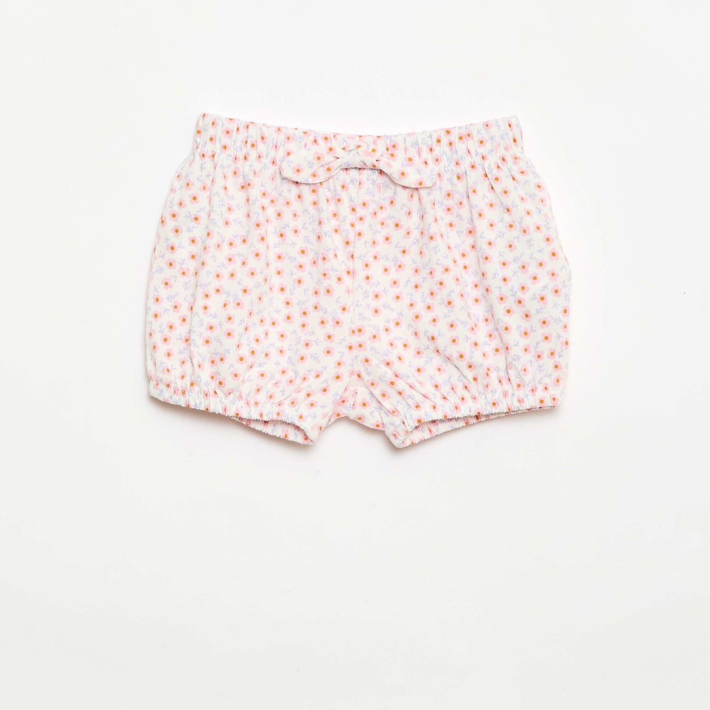 2-pack shorts with decorative bows WHITE