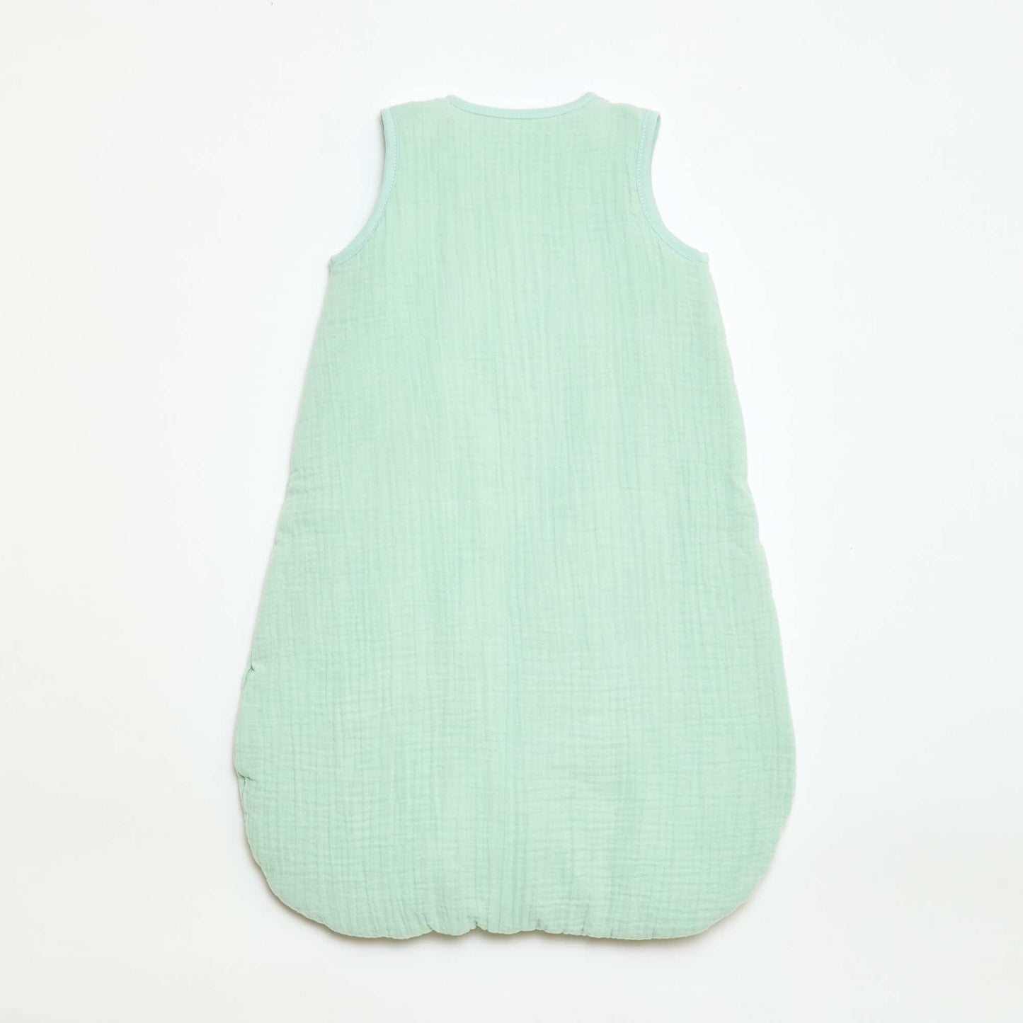 Sleeveless Zipped Cotton Sleep Sack BLUE