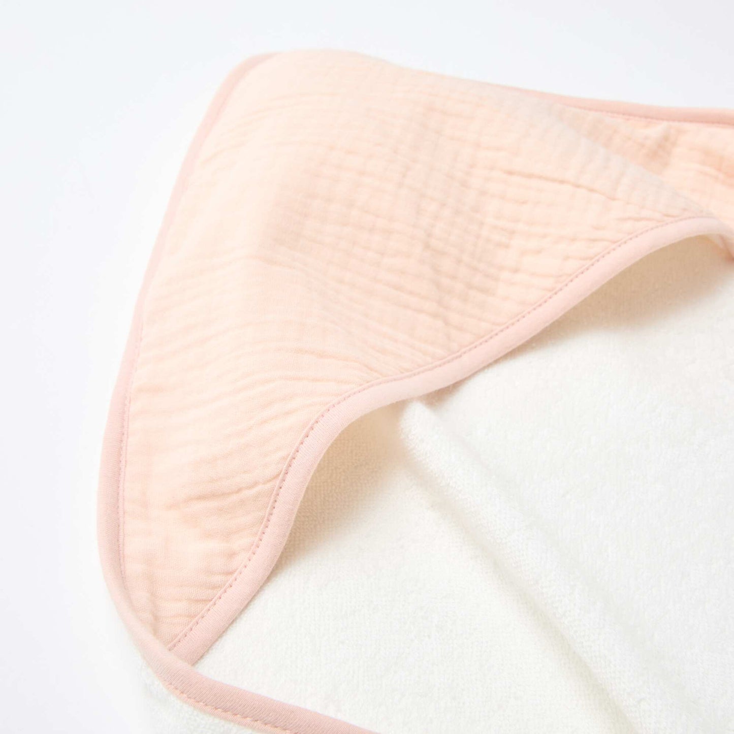 Cotton Baby Bath Cape 62 x 104 cm PINK