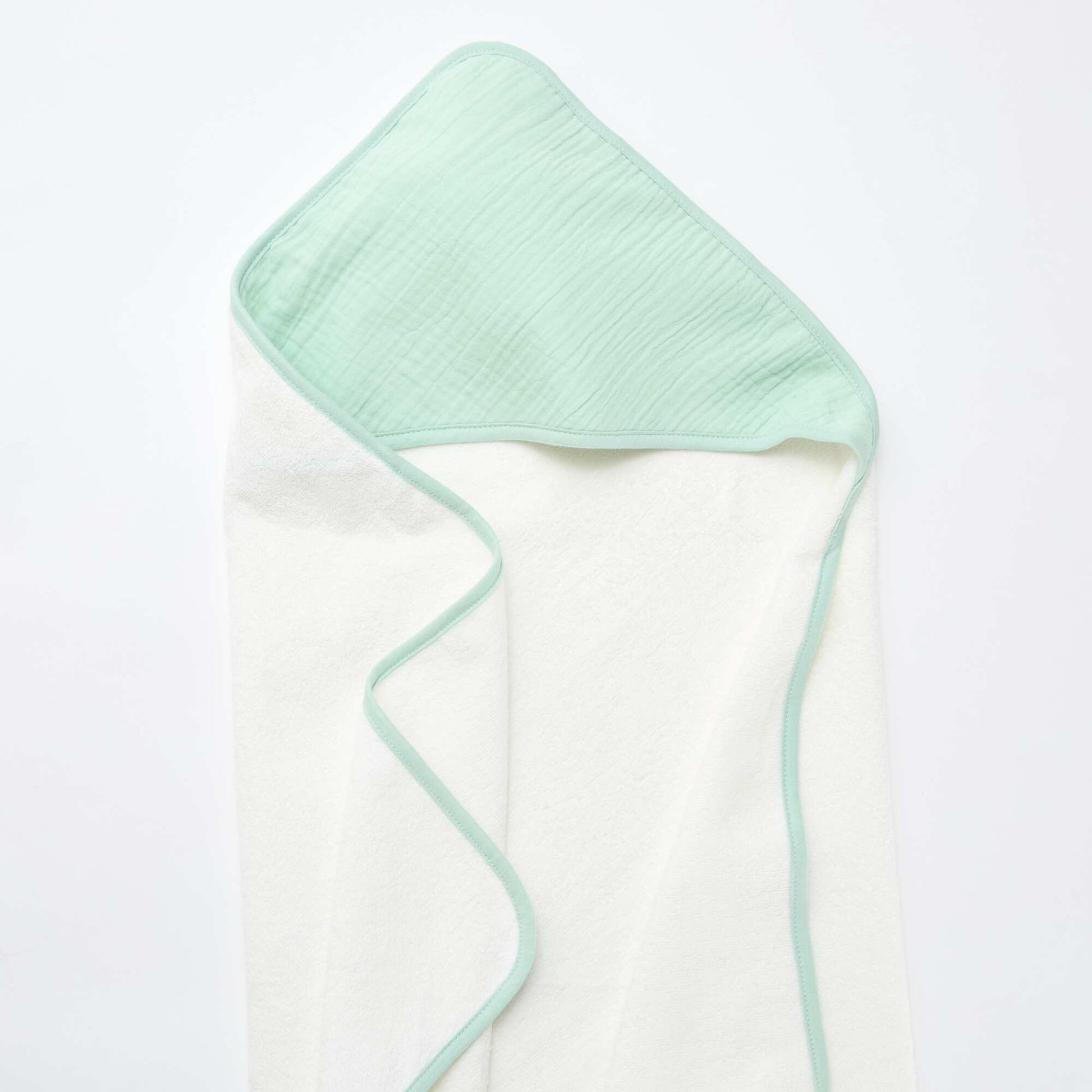 Cotton Baby Bath Cape 62 x 104 cm GREEN