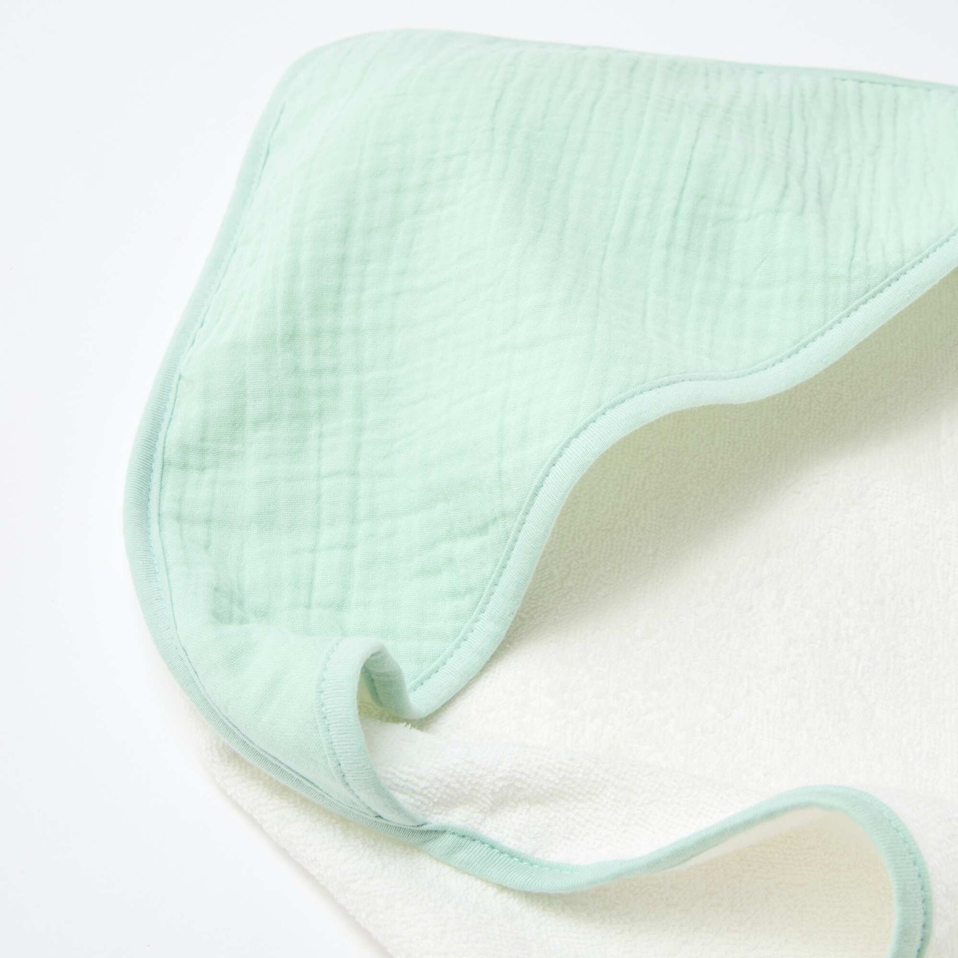 Cotton Baby Bath Cape 62 x 104 cm GREEN