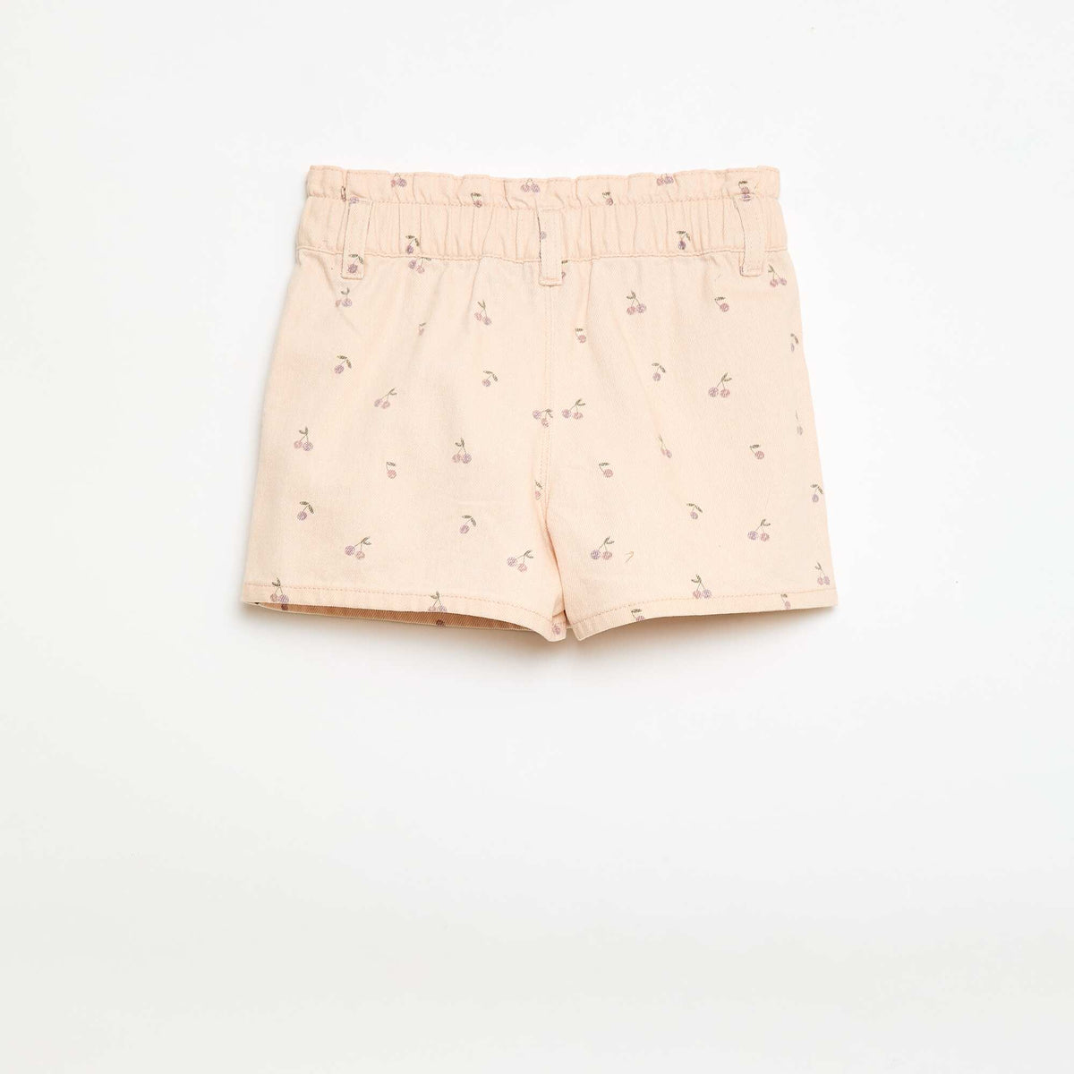 All-Over Print Cotton Shorts PINK