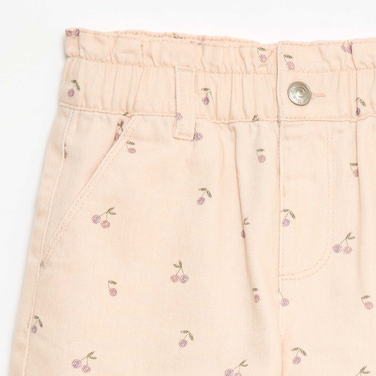 All-Over Print Cotton Shorts PINK
