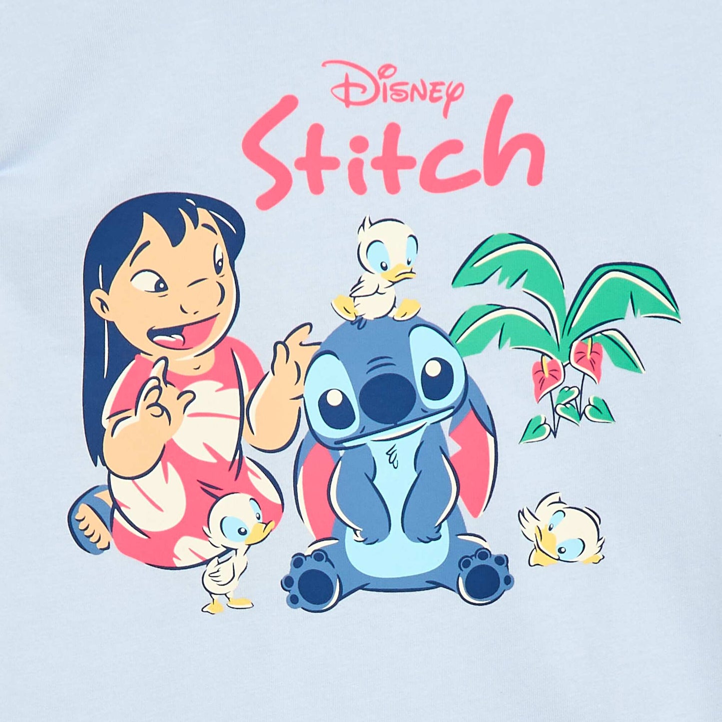 Set pizhamesh të shkurtra pambuku "Stitch"