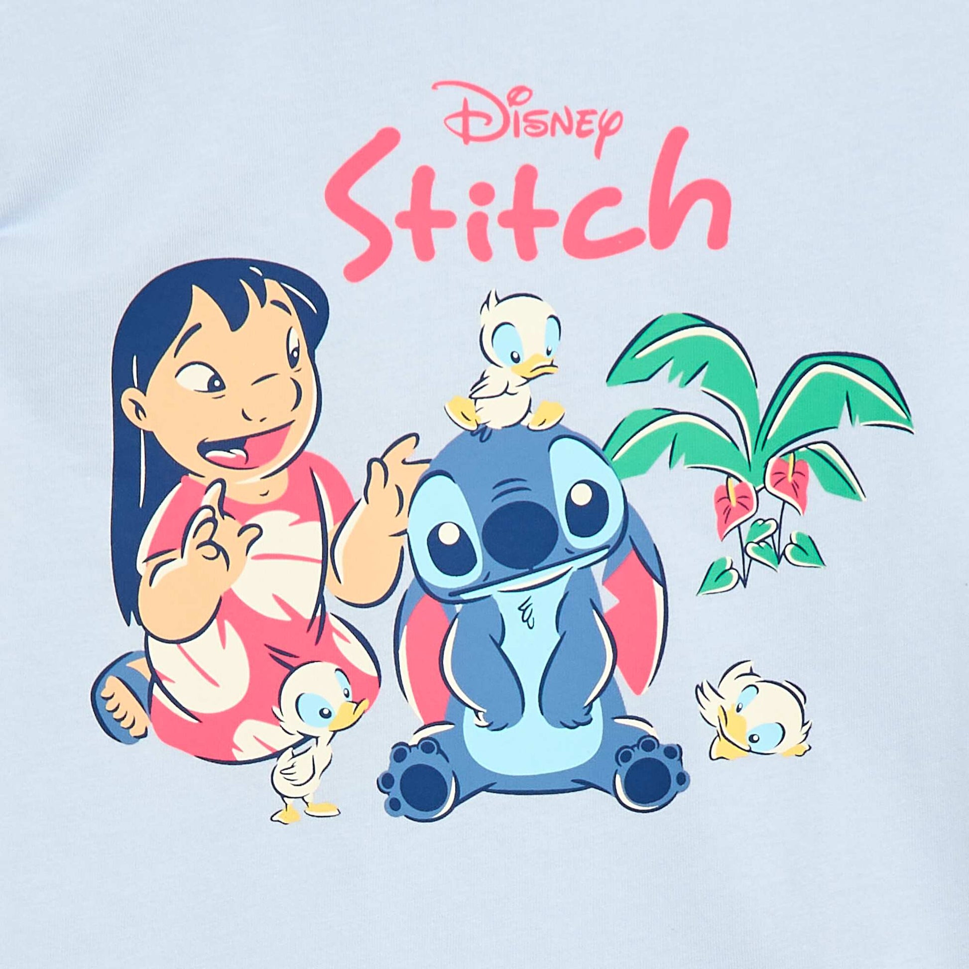 Set pizhamesh të shkurtra pambuku "Stitch"
