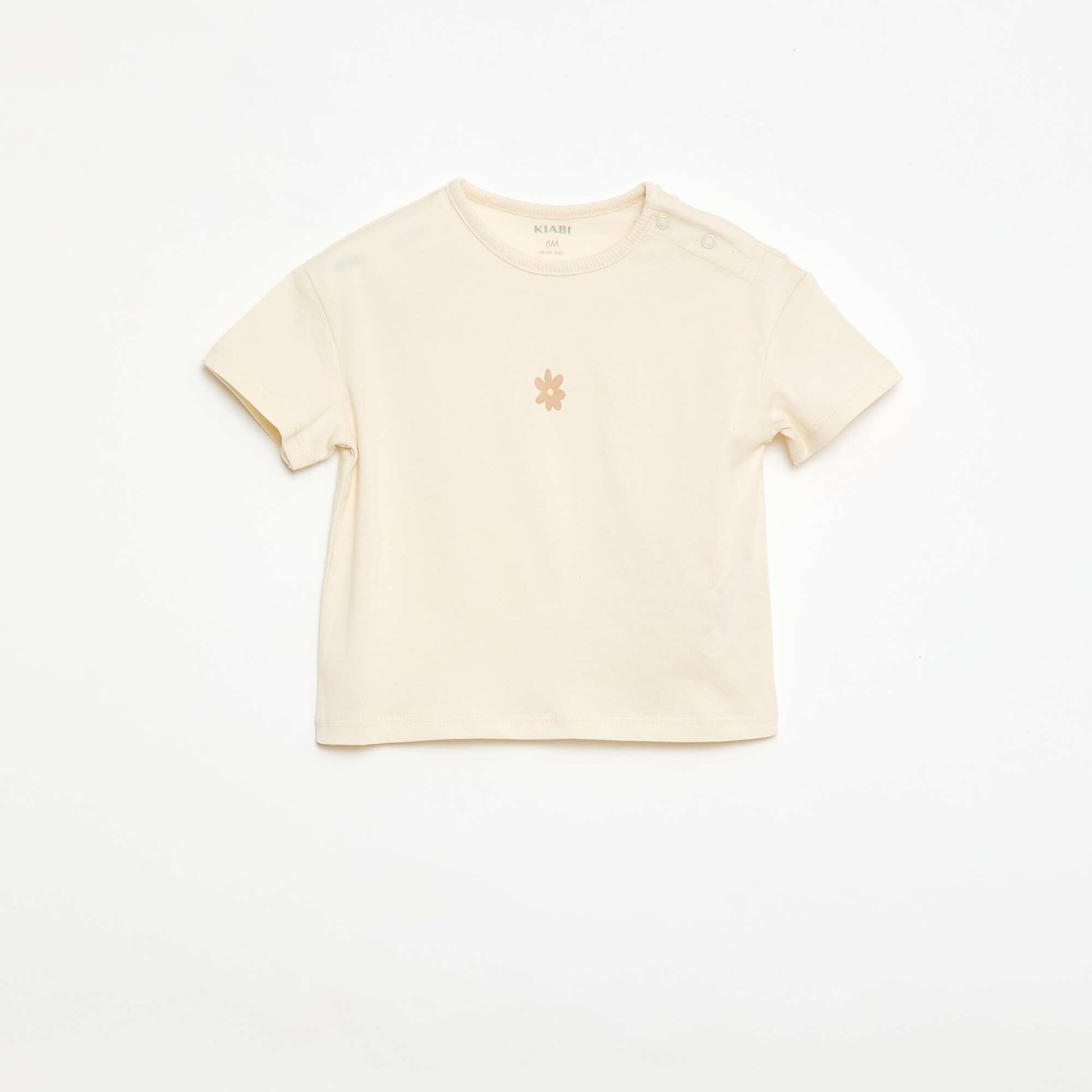 2-Piece T-Shirt + Leggings Set BEIGE