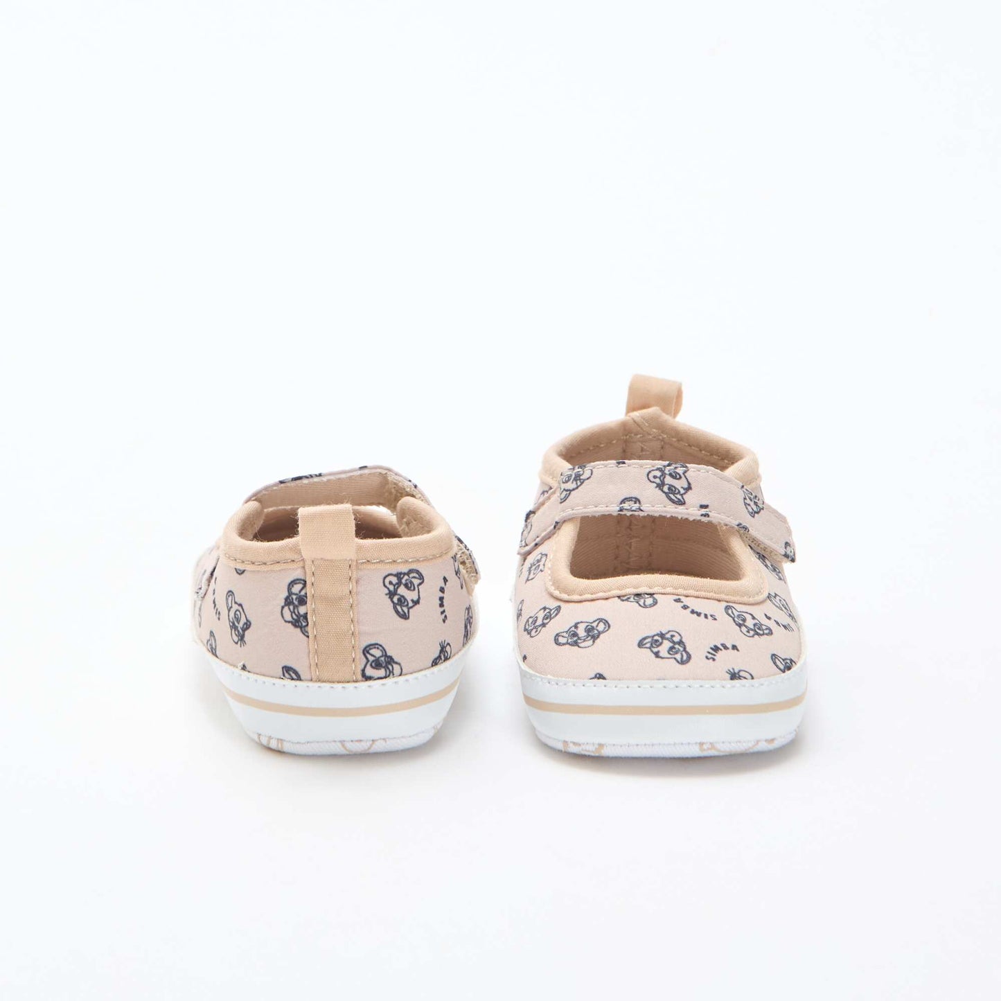 Disney' Ballerina Flats with Hook-and-Loop Fastener BEIGE