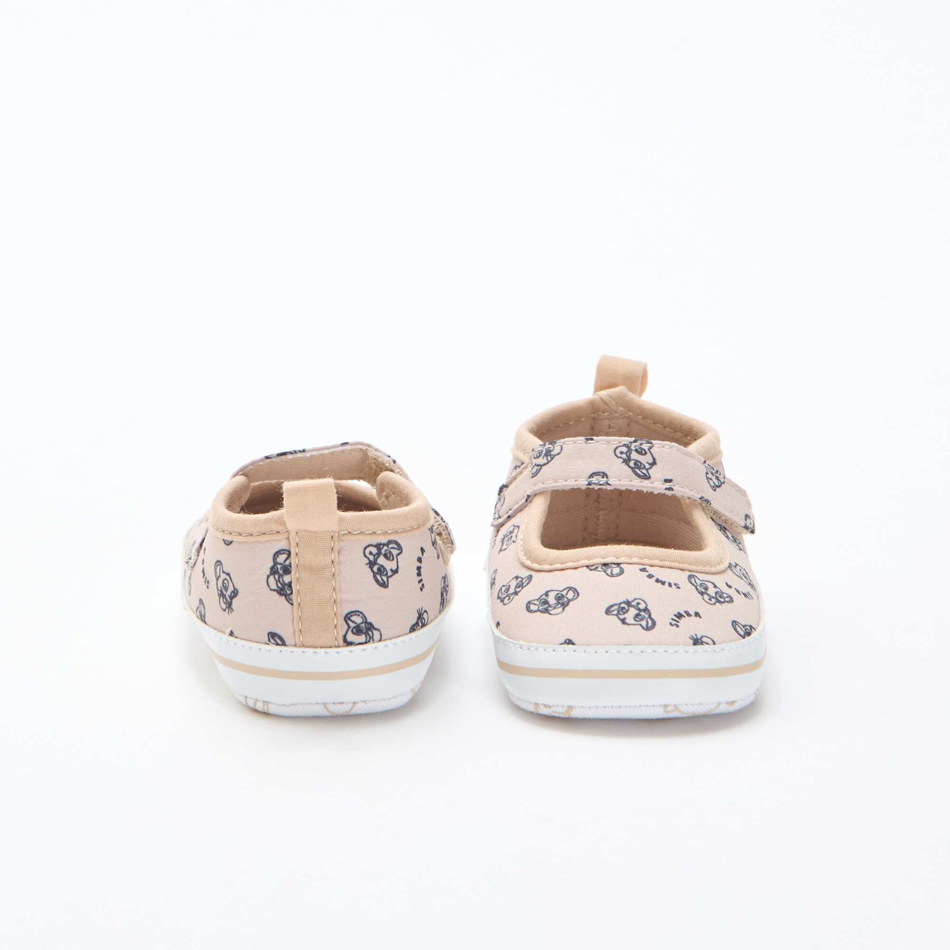 Disney' Ballerina Flats with Hook-and-Loop Fastener BEIGE
