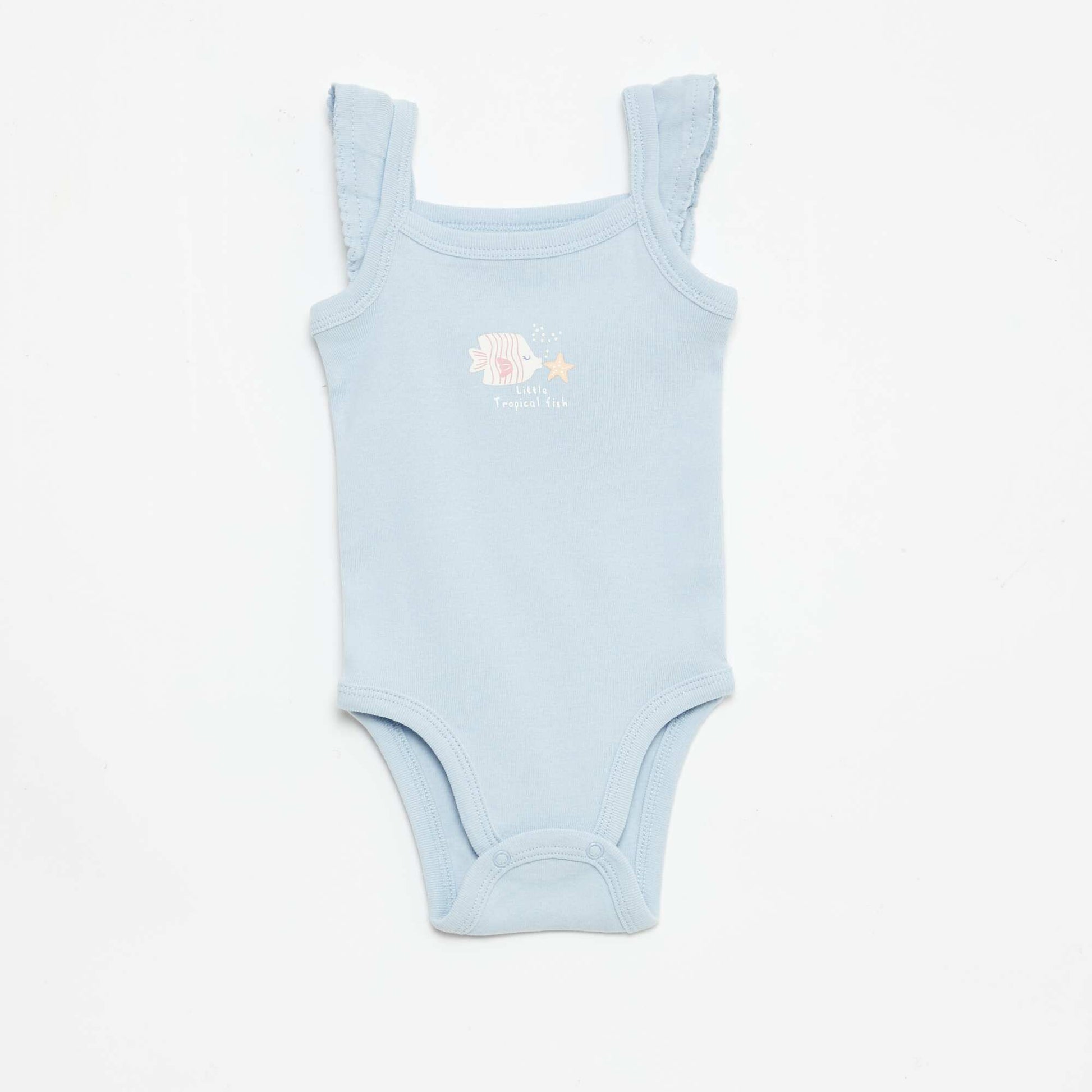 3-Pack Sleeveless Bodysuits BEIGE