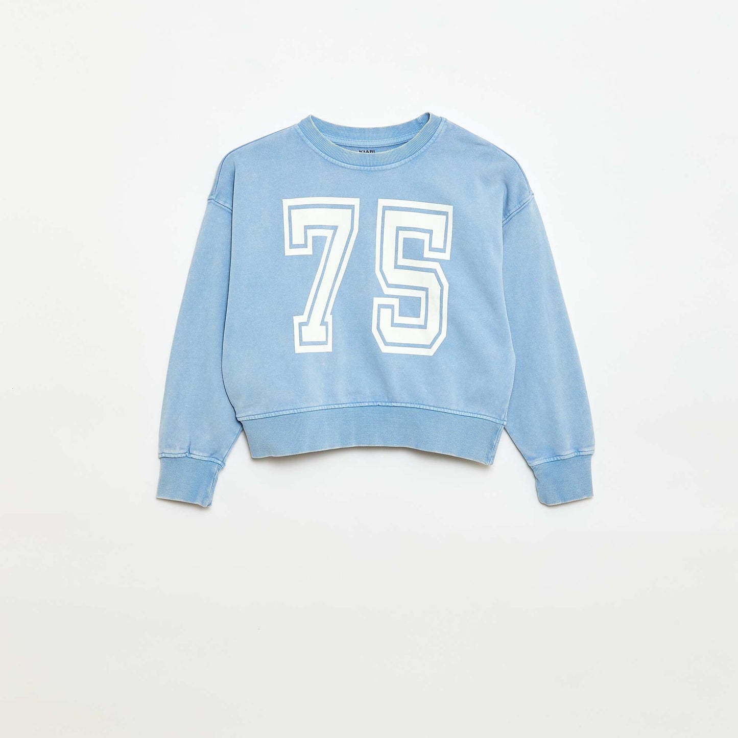 Campus-Style Sweatshirt BLUE