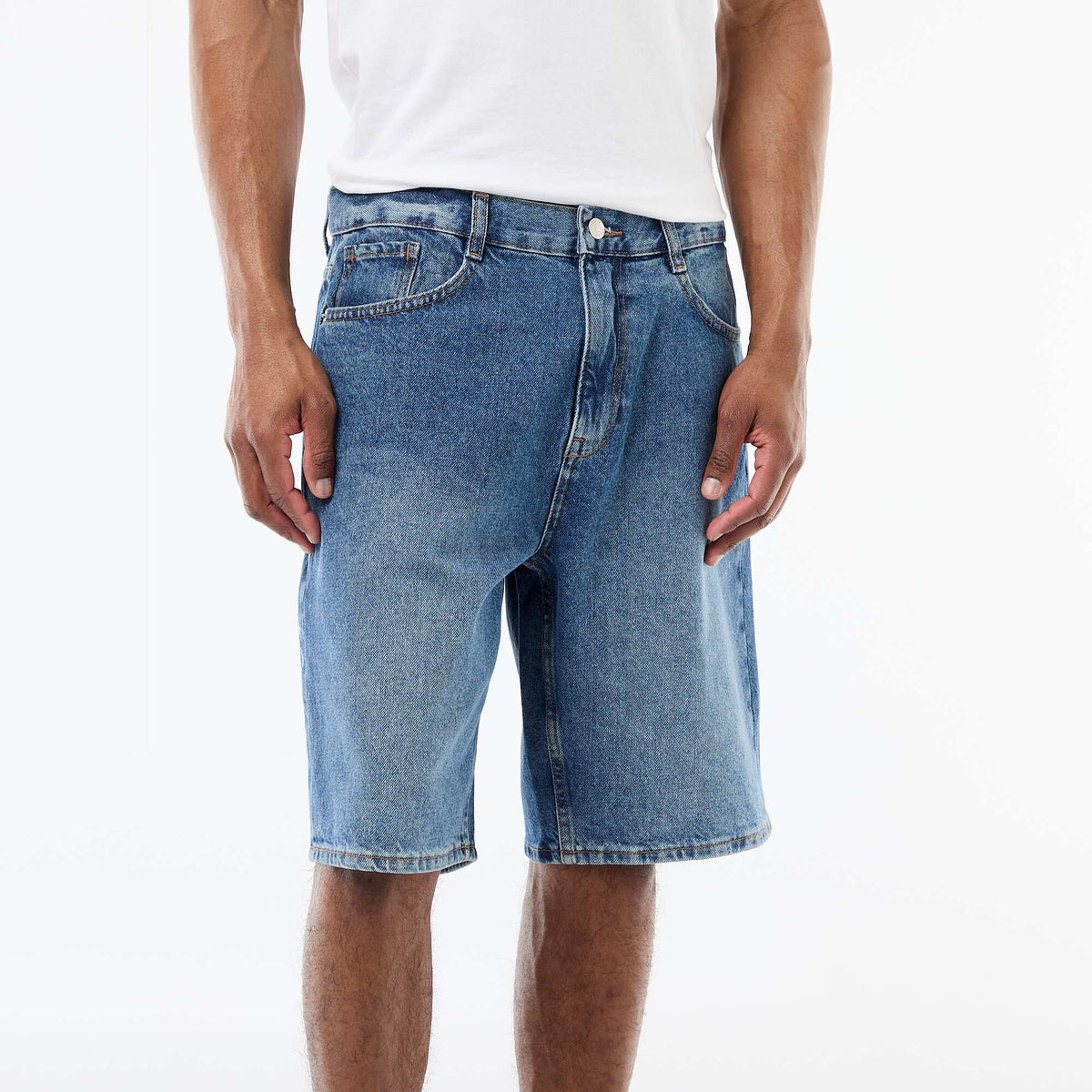 Denim Bermuda Shorts BLUE