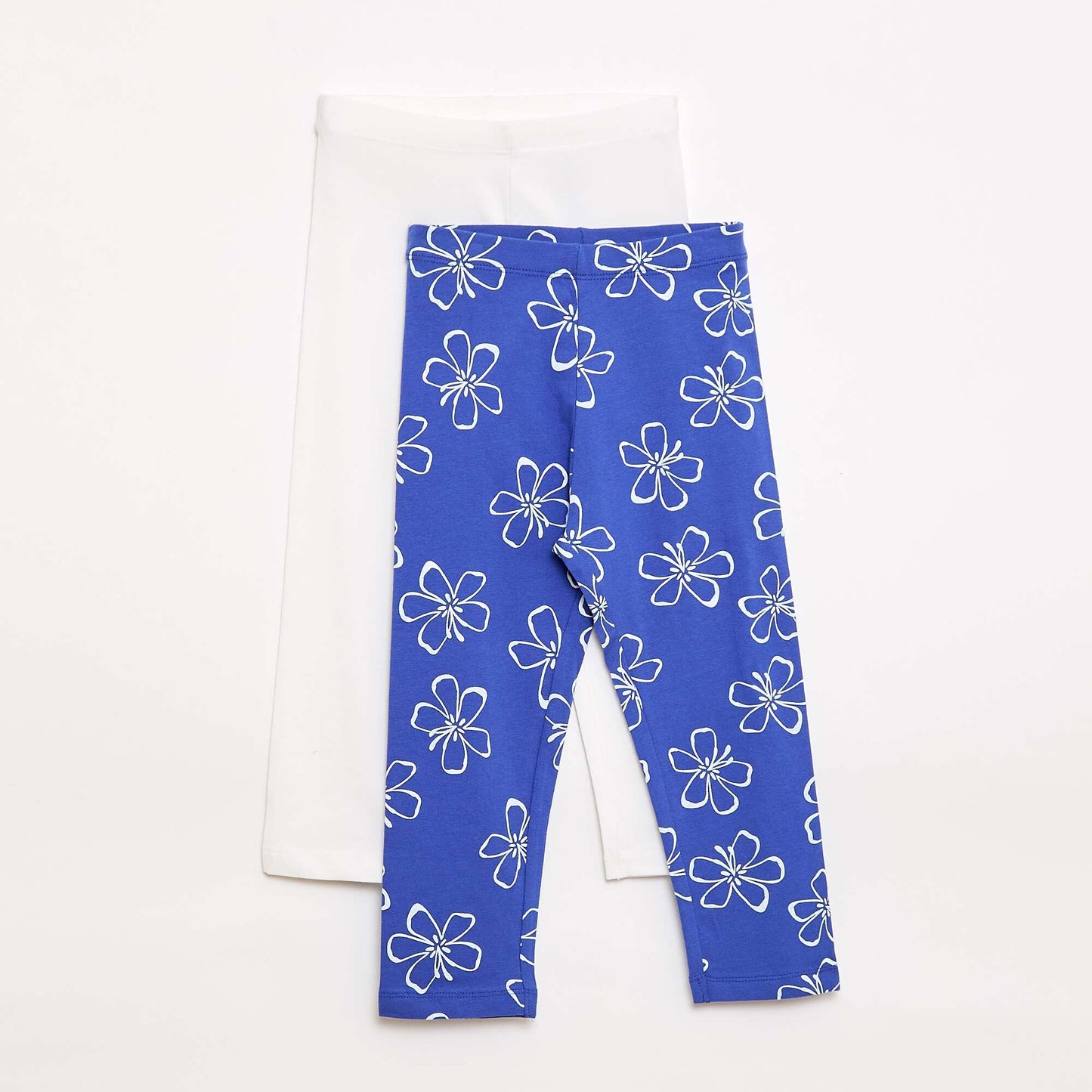 2-Pack of Short Leggings WHITE