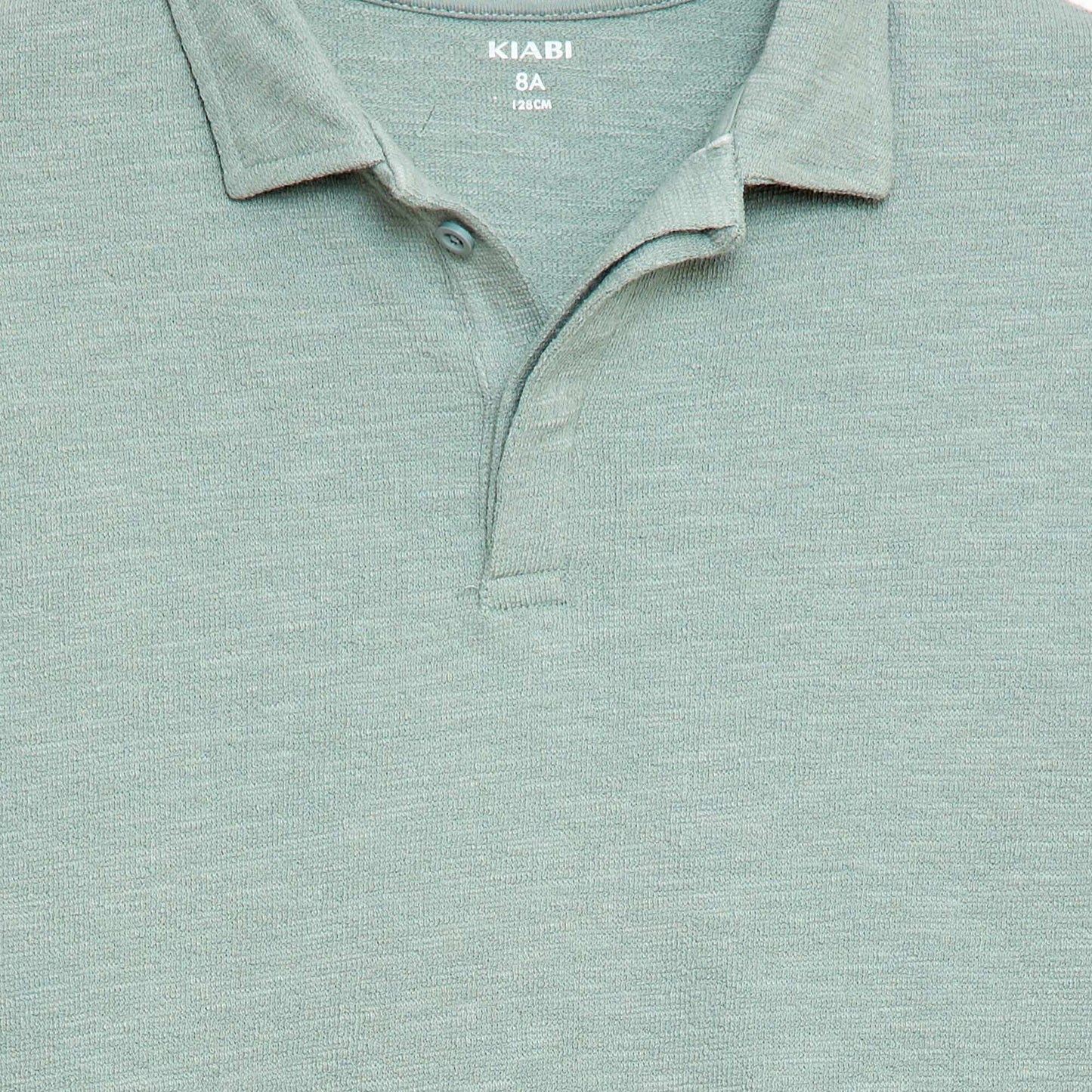 Bluzë Polo me mëngë të shkurtra