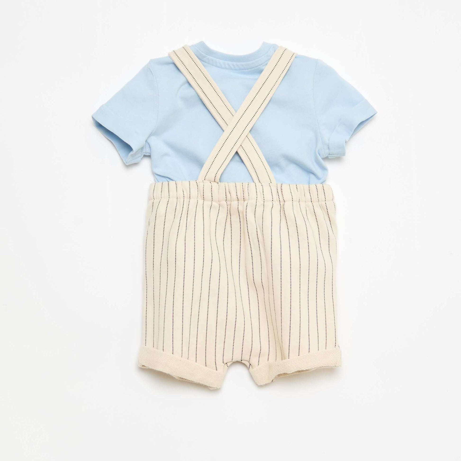 Disney 'Mickey' T-shirt + Dungarees Set - 2 pieces BLUE