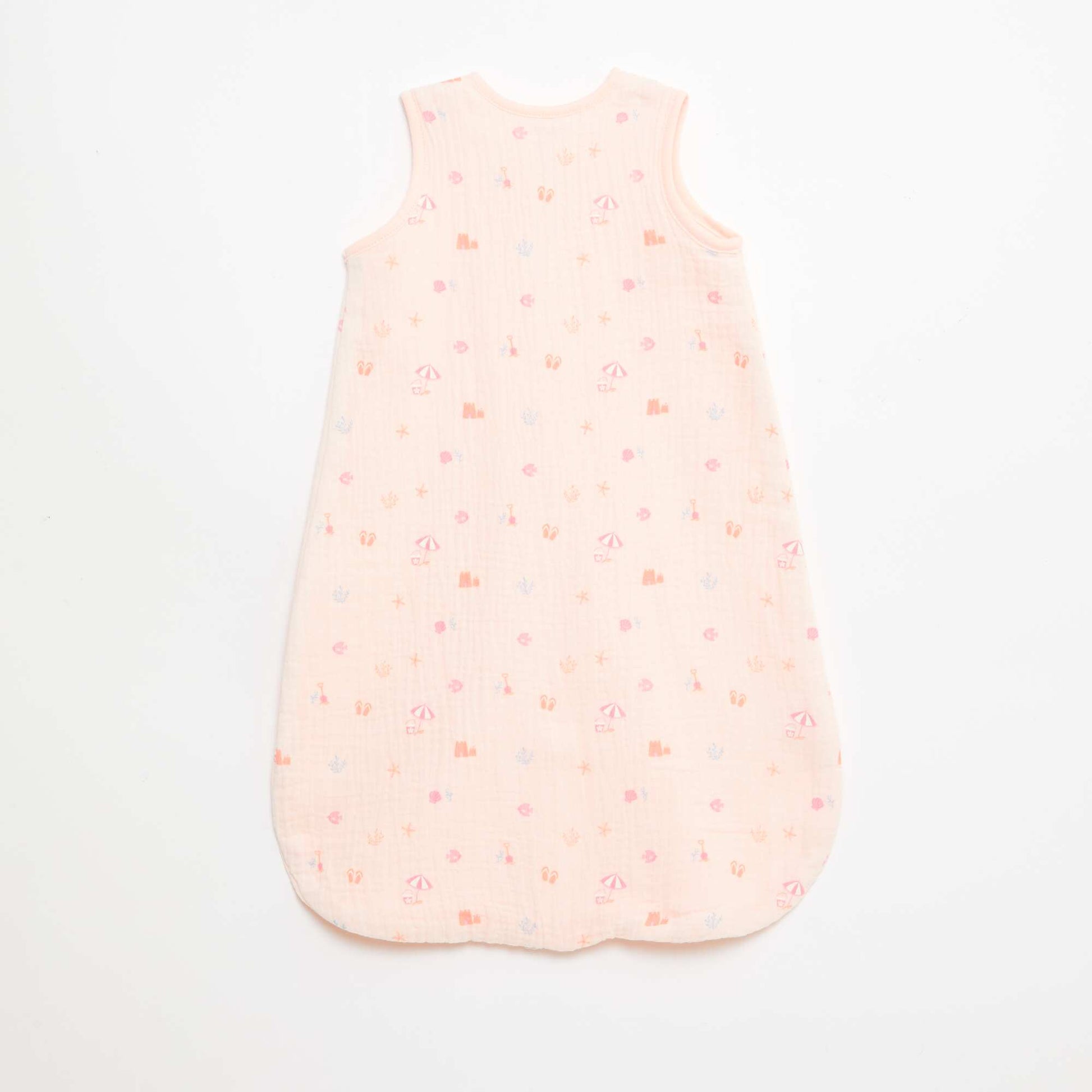 Sleeveless Animated Cotton Gauze Sleep Sack TOG 1 PINK
