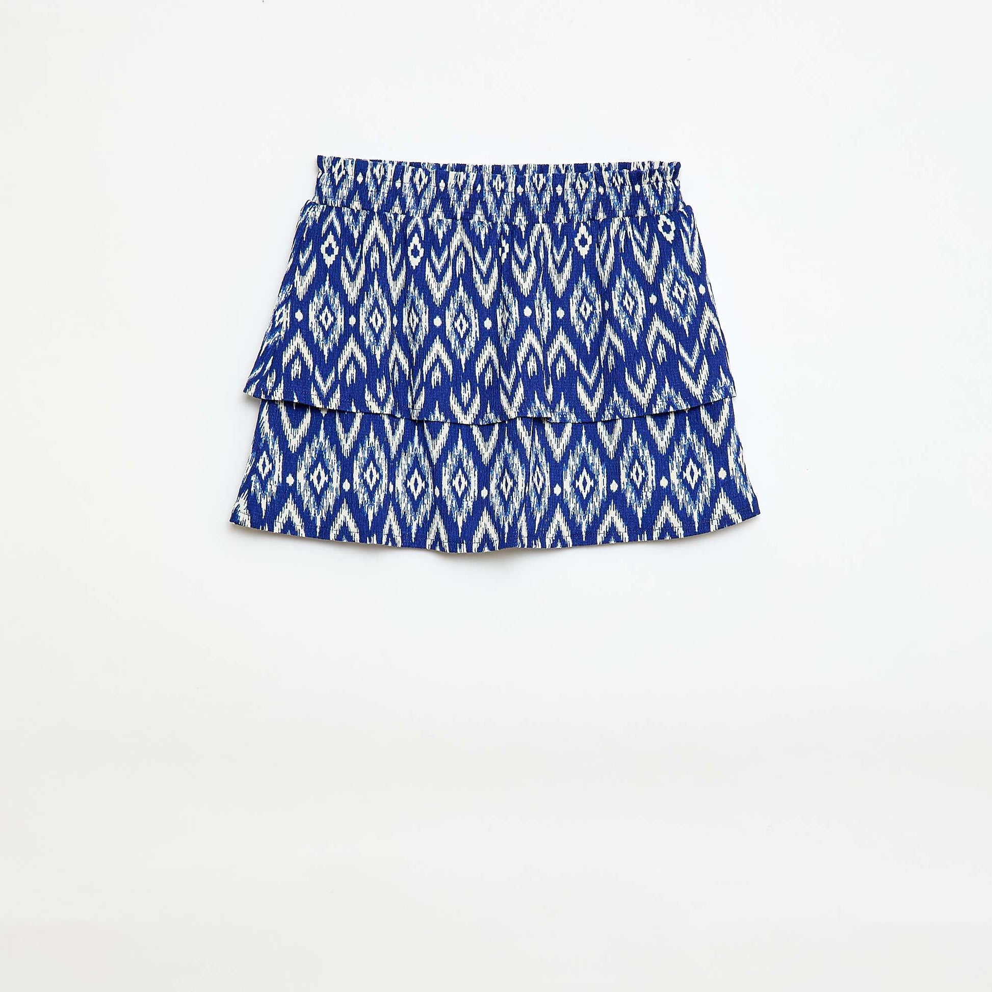 Stretch knit skirt BLUE